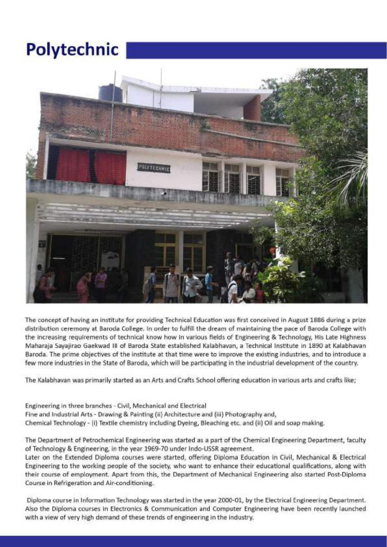 Maharaja Sayajirao University of Baroda, International Students Information Brochure - Page 51