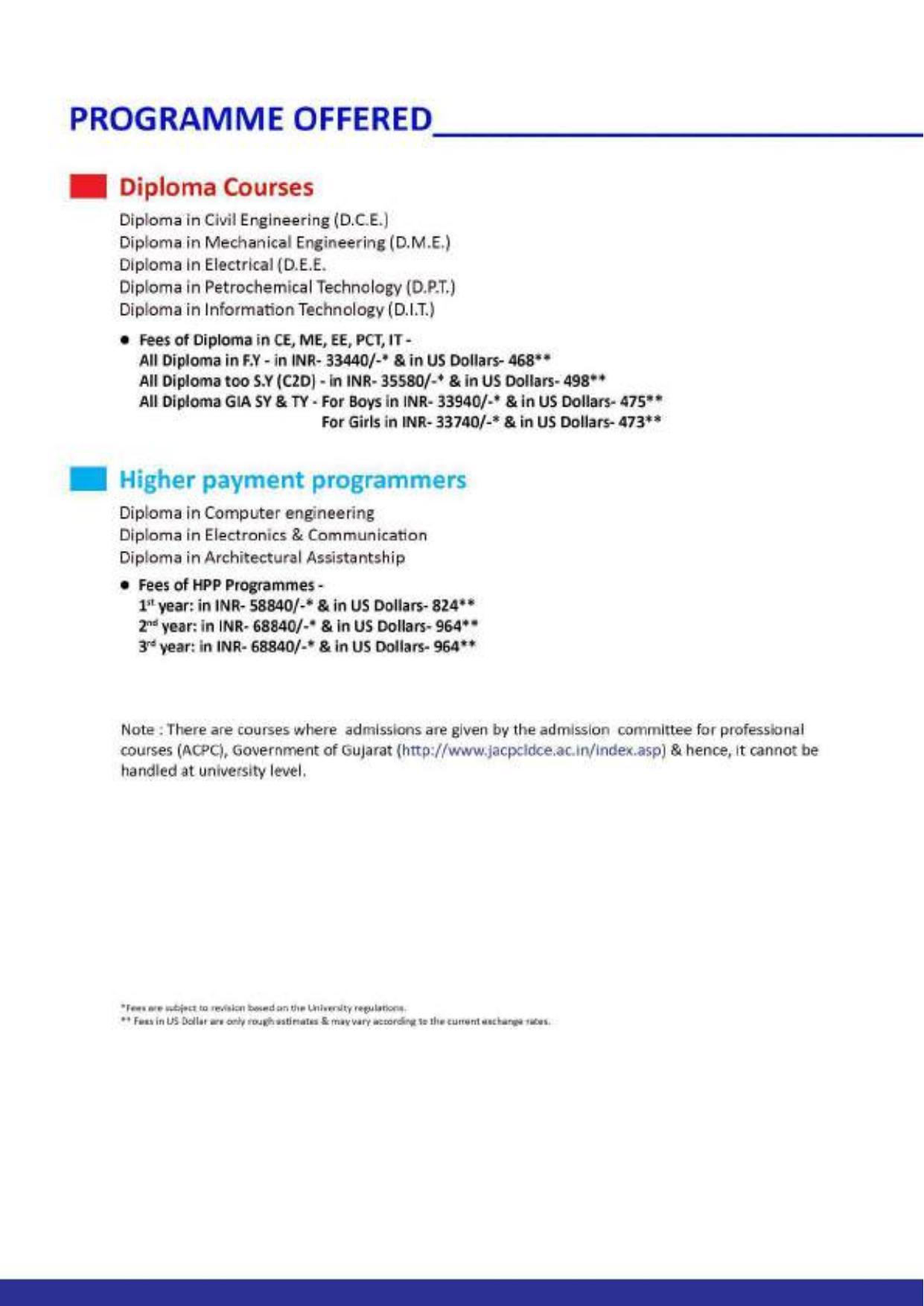 Maharaja Sayajirao University of Baroda, International Students Information Brochure - Page 52