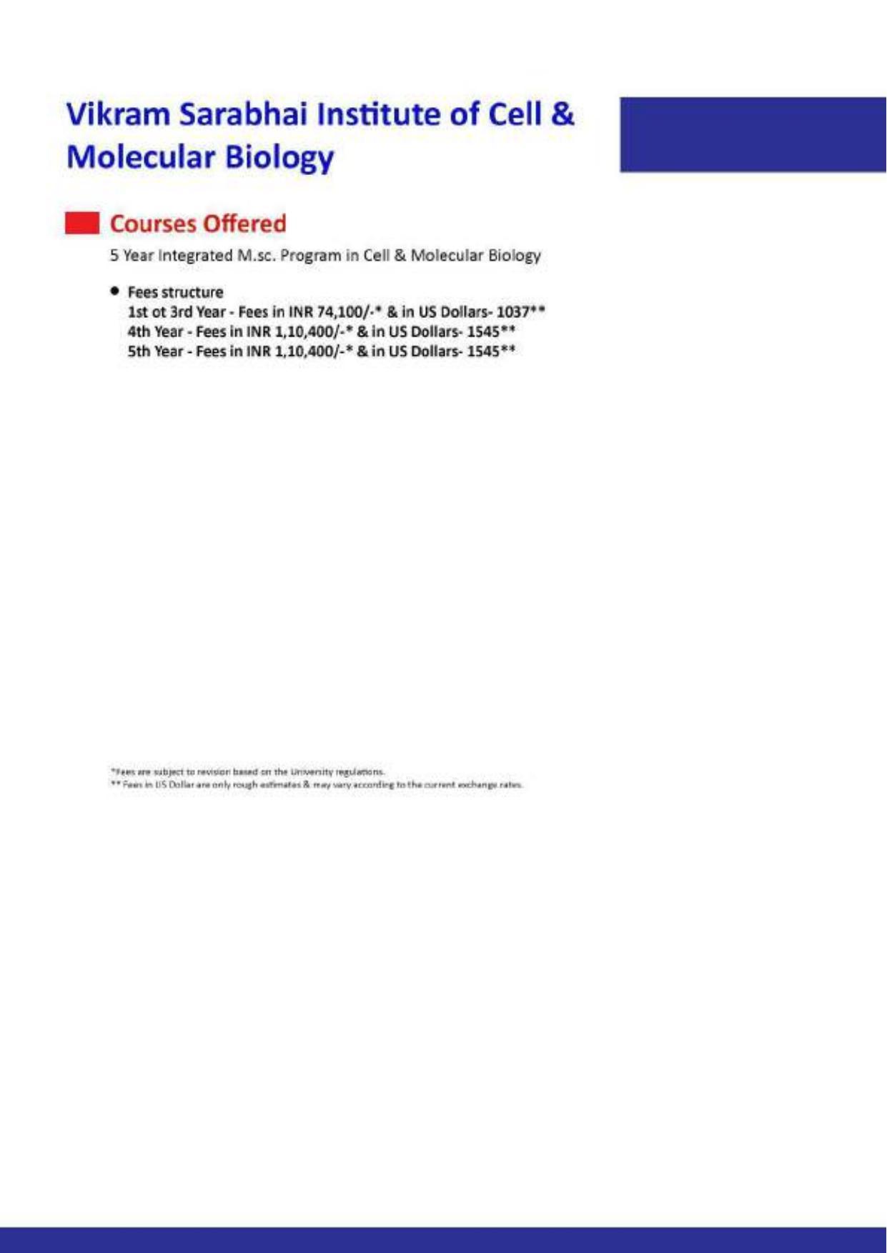 Maharaja Sayajirao University of Baroda, International Students Information Brochure - Page 59