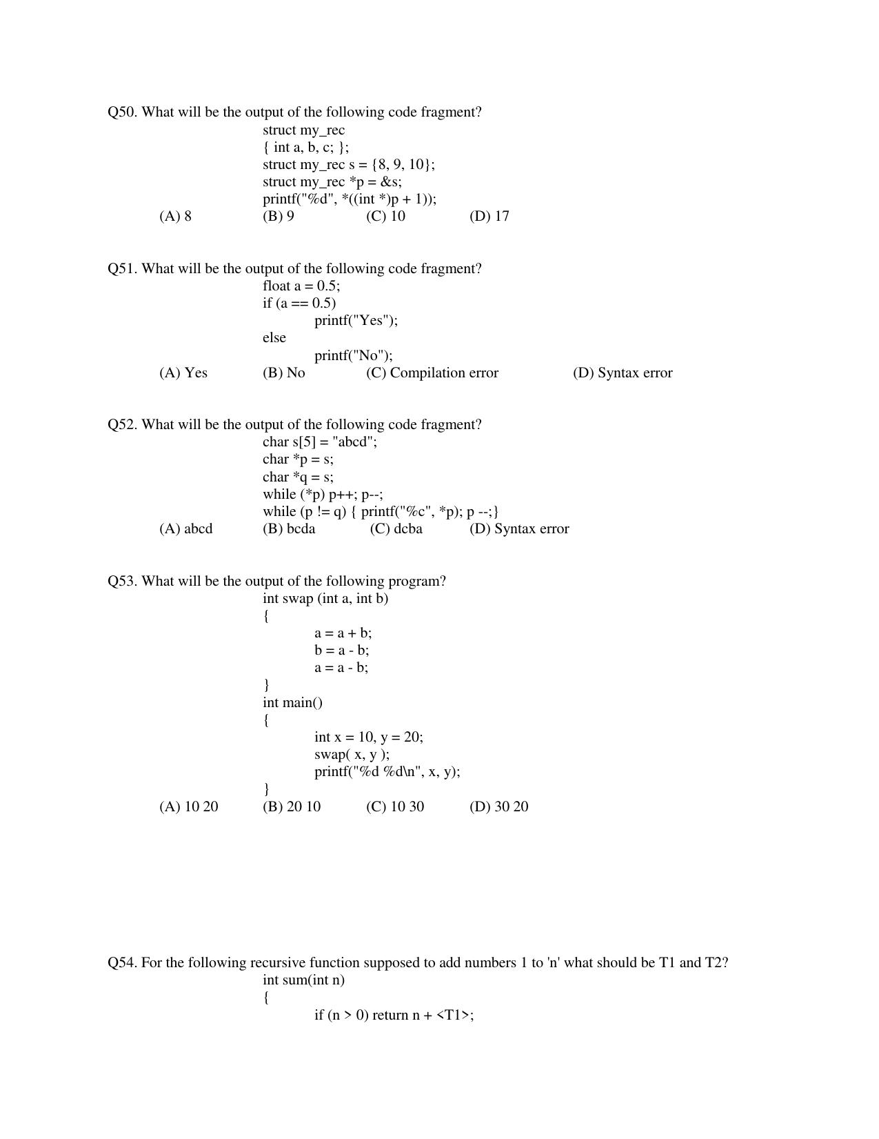 OJEE 2015 MCA Question Paper - Page 7