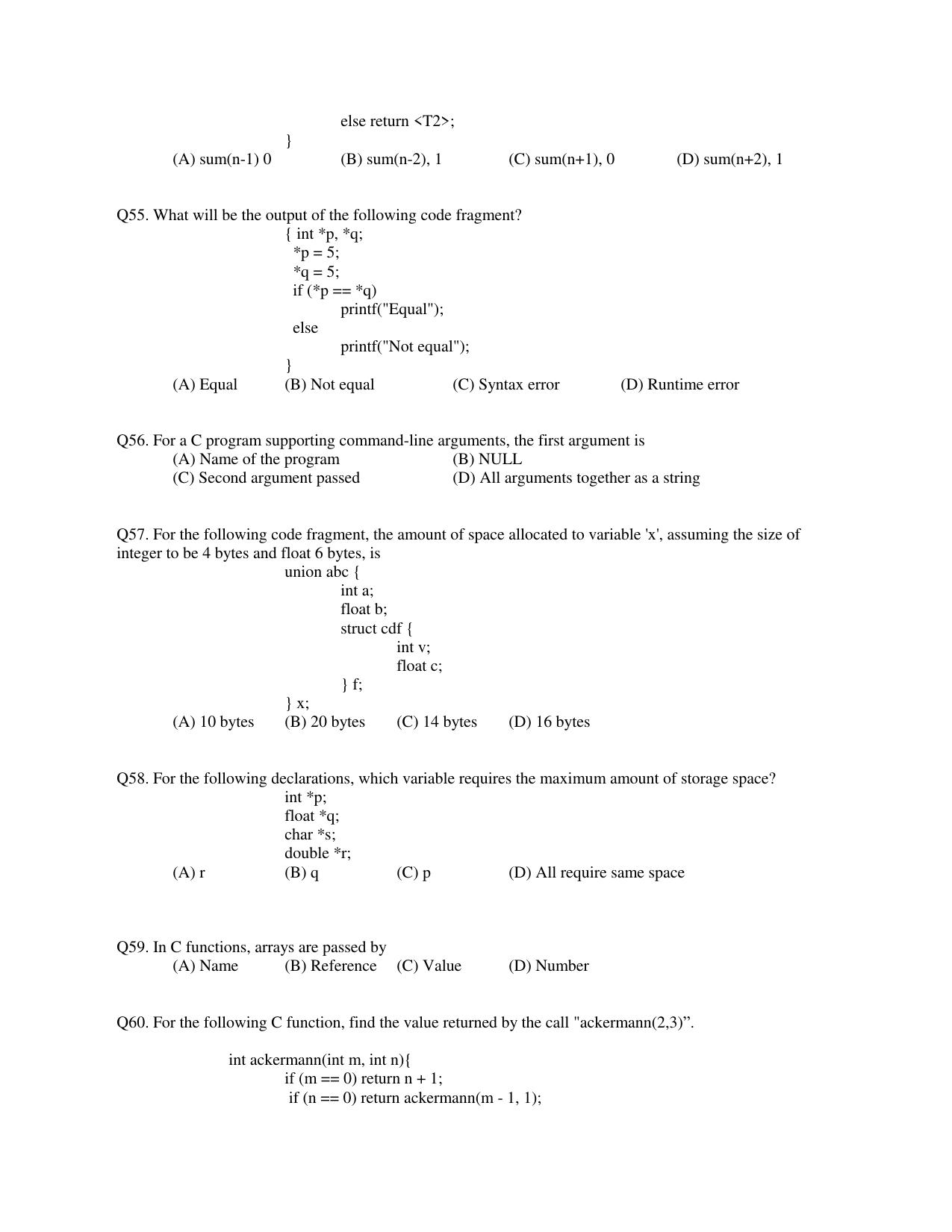 OJEE 2015 MCA Question Paper - Page 8