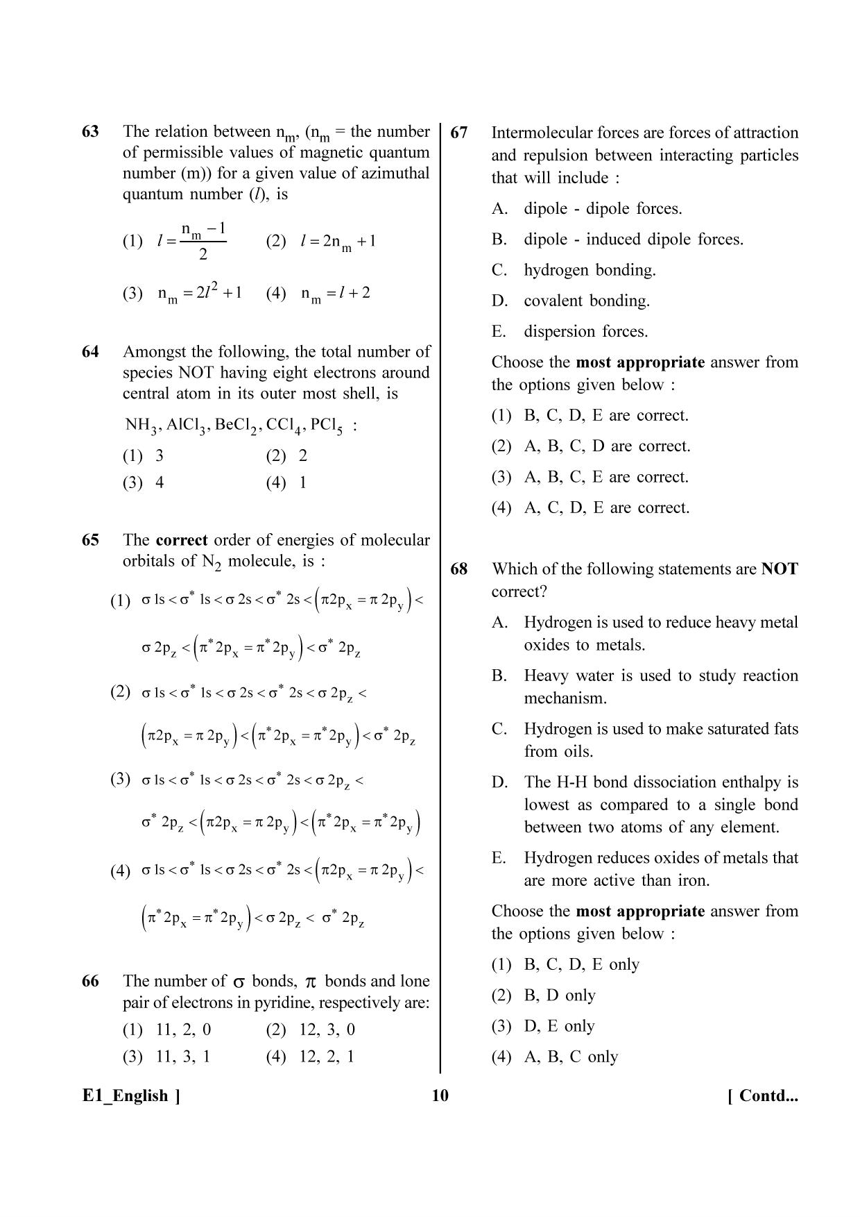 NEET 2023 E1 Question Paper - Page 10