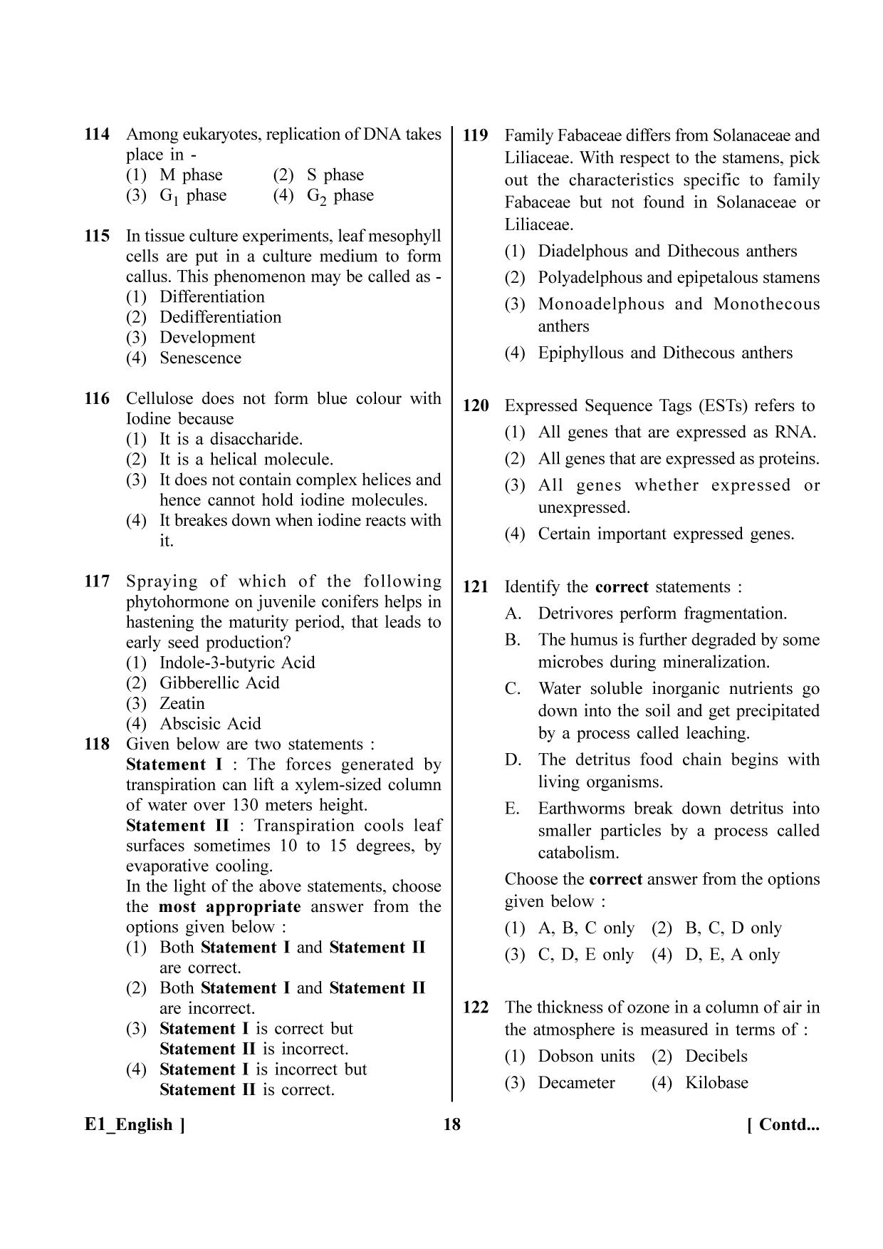 NEET 2023 E1 Question Paper - Page 18