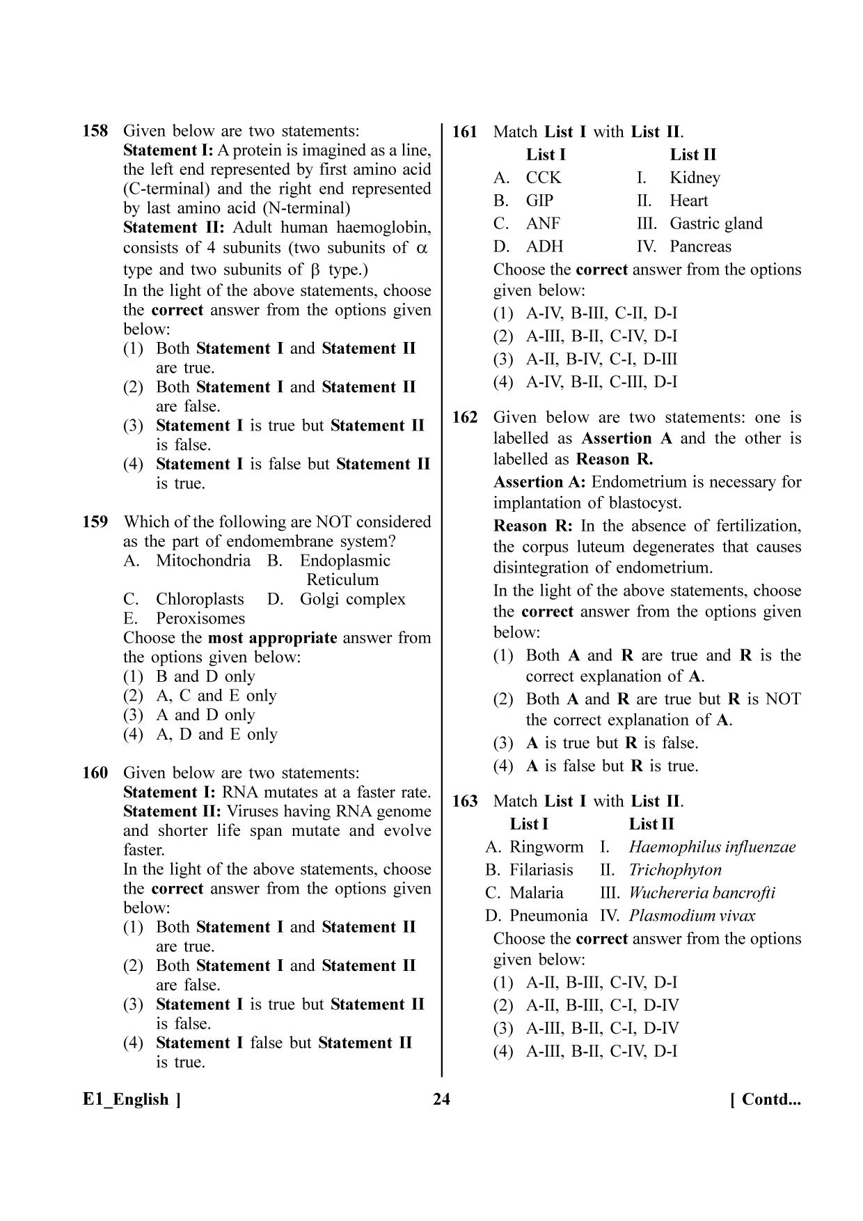 NEET 2023 E1 Question Paper - Page 24