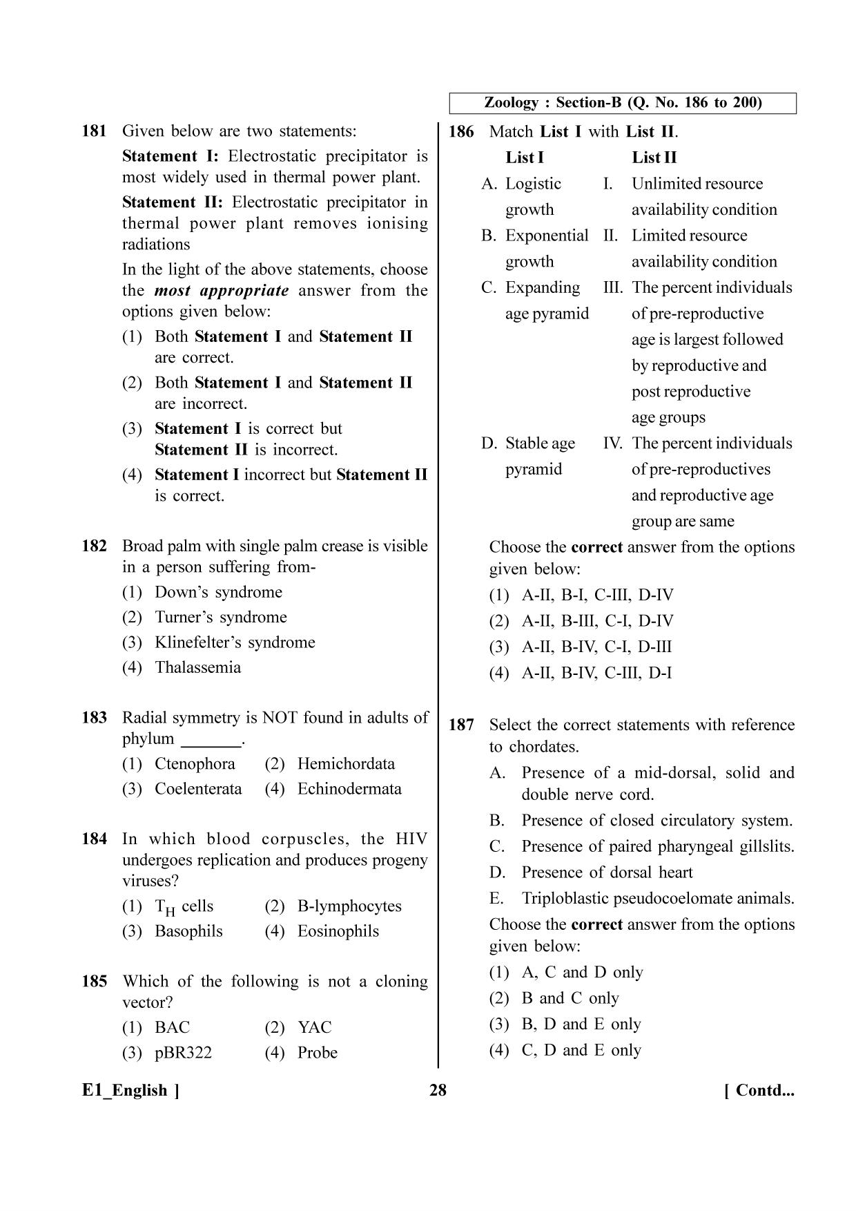 NEET 2023 E1 Question Paper - Page 28