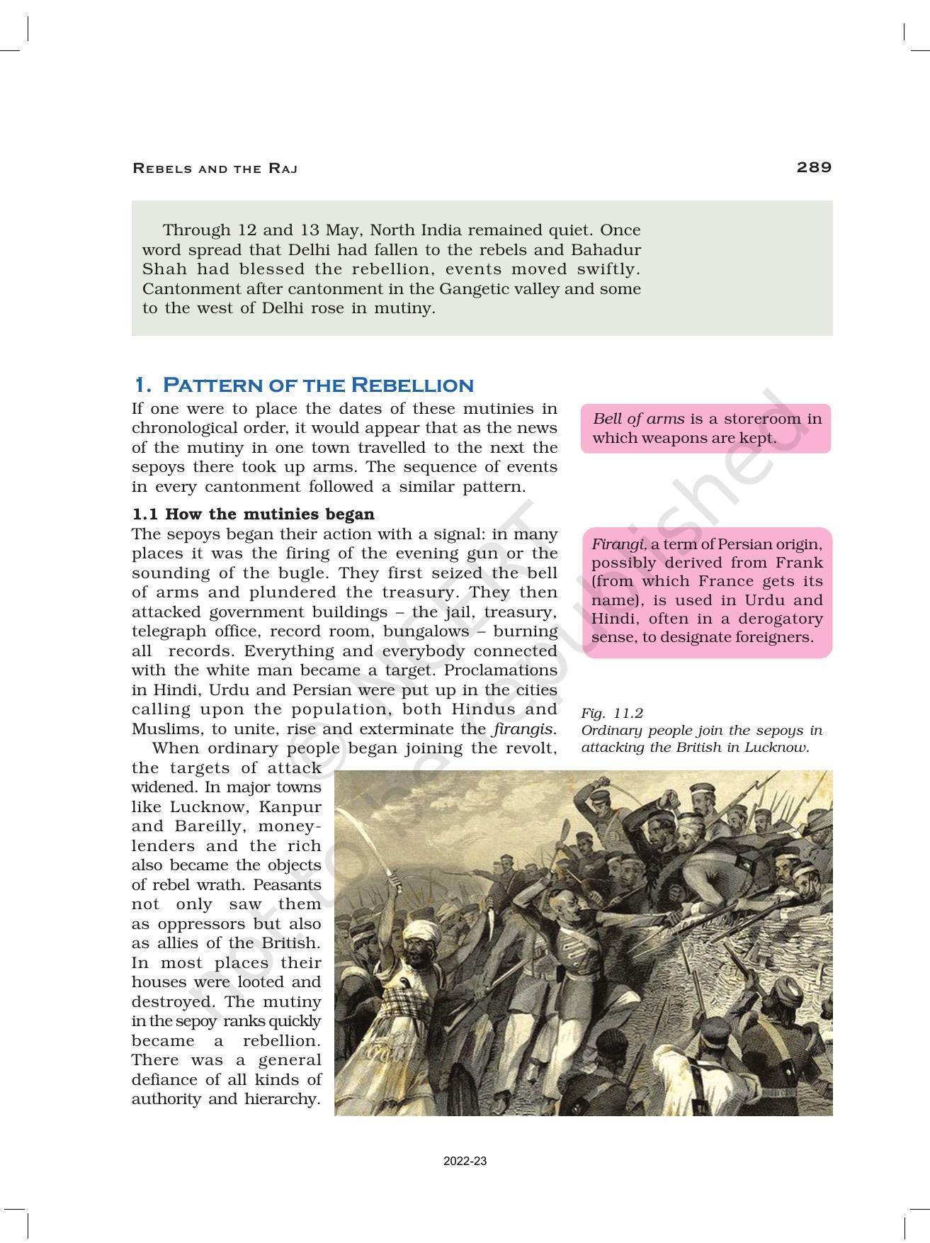 NCERT Book for Class 12 History (Part-III) Chapter 11 Rebels and the Raj - Page 2