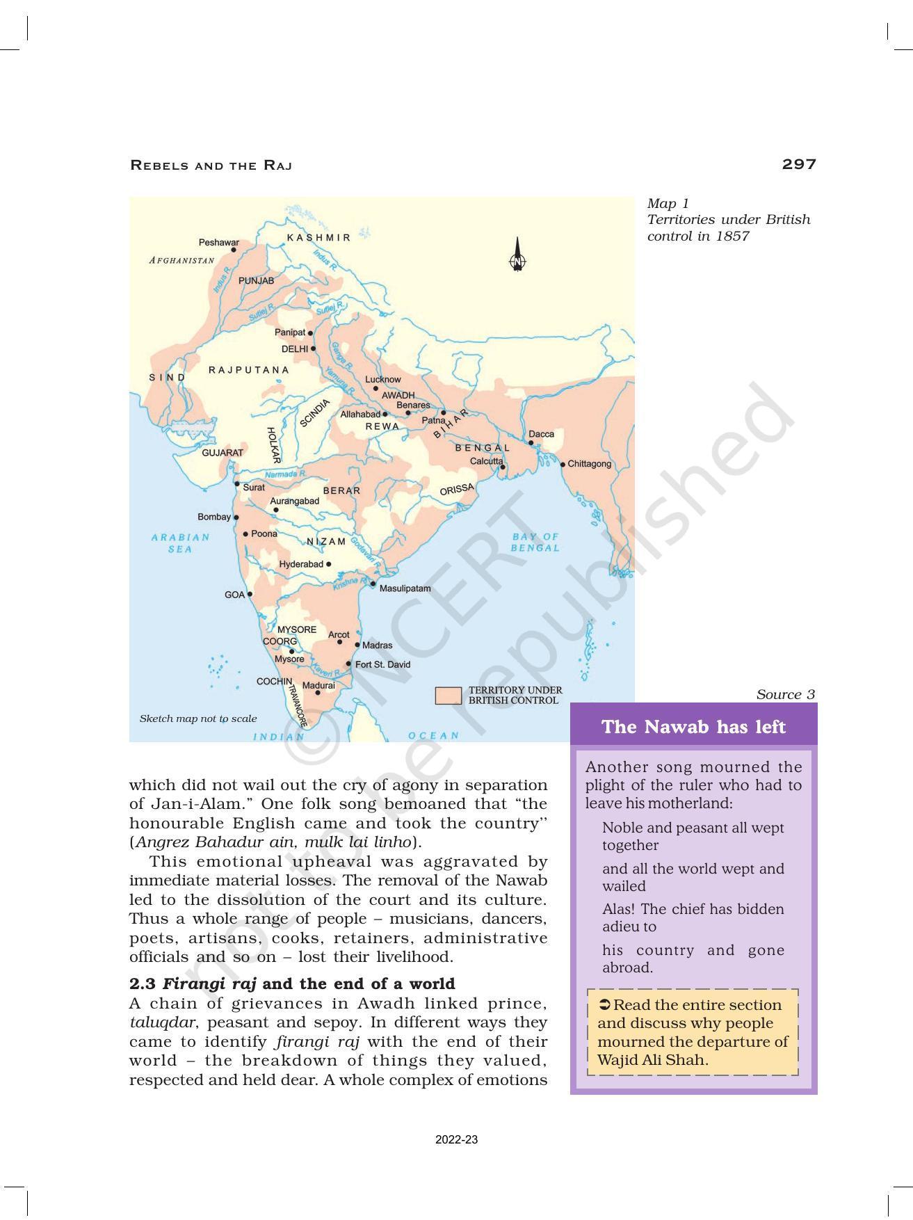 NCERT Book for Class 12 History (Part-III) Chapter 11 Rebels and the Raj - Page 10