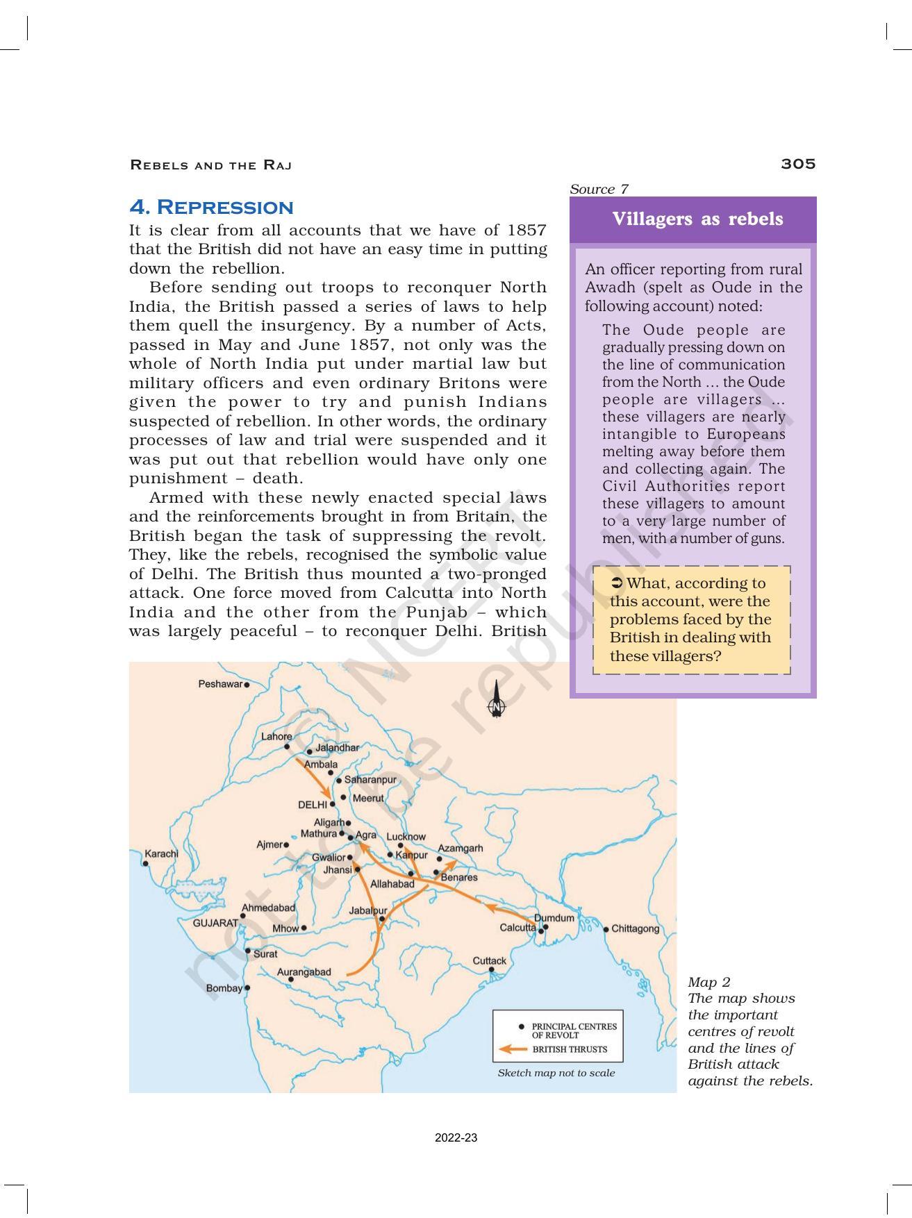 NCERT Book for Class 12 History (Part-III) Chapter 11 Rebels and the Raj - Page 18