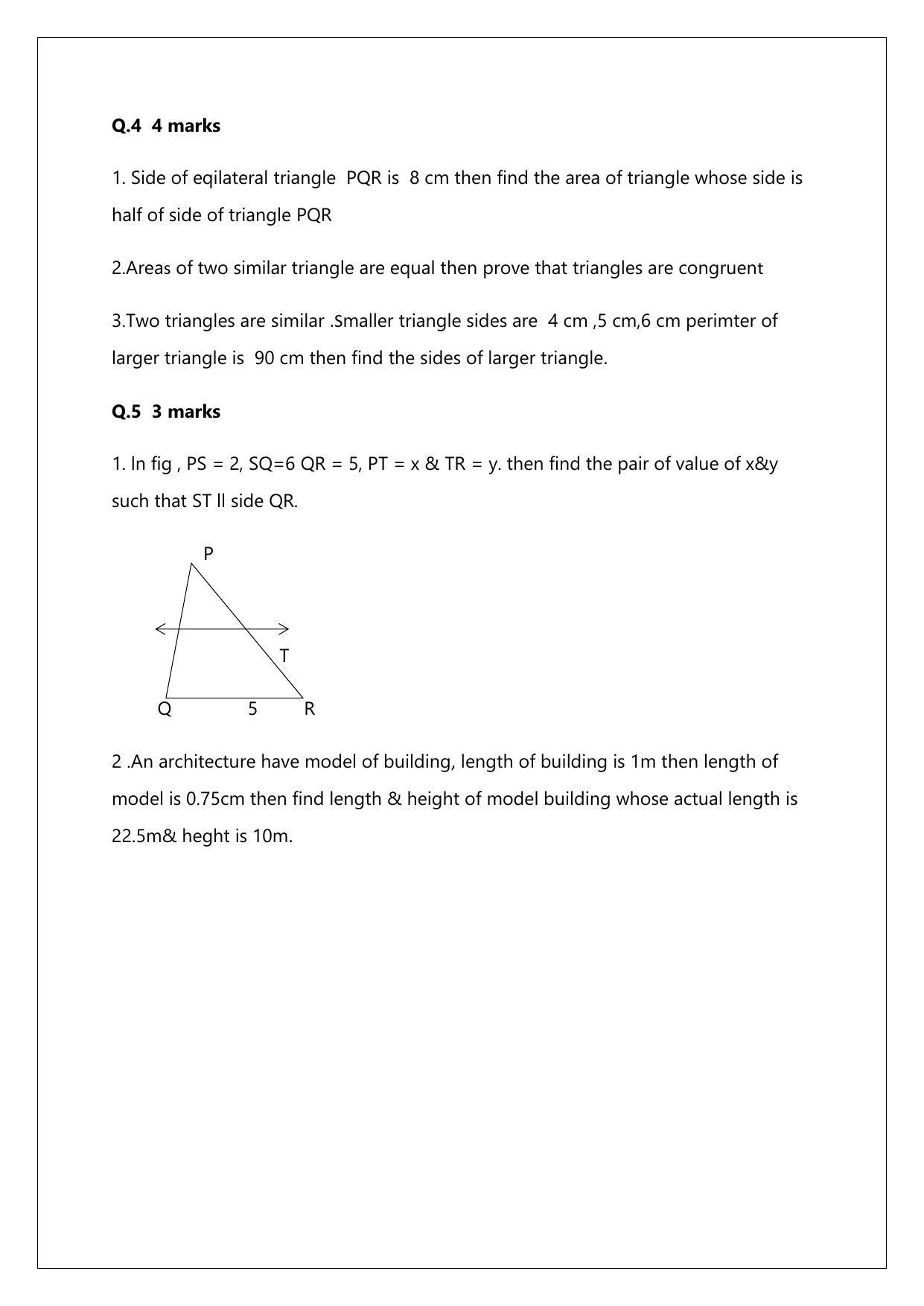 Maharashtra Board Class 10 Mathematics Part II Sample Papers - Page 10