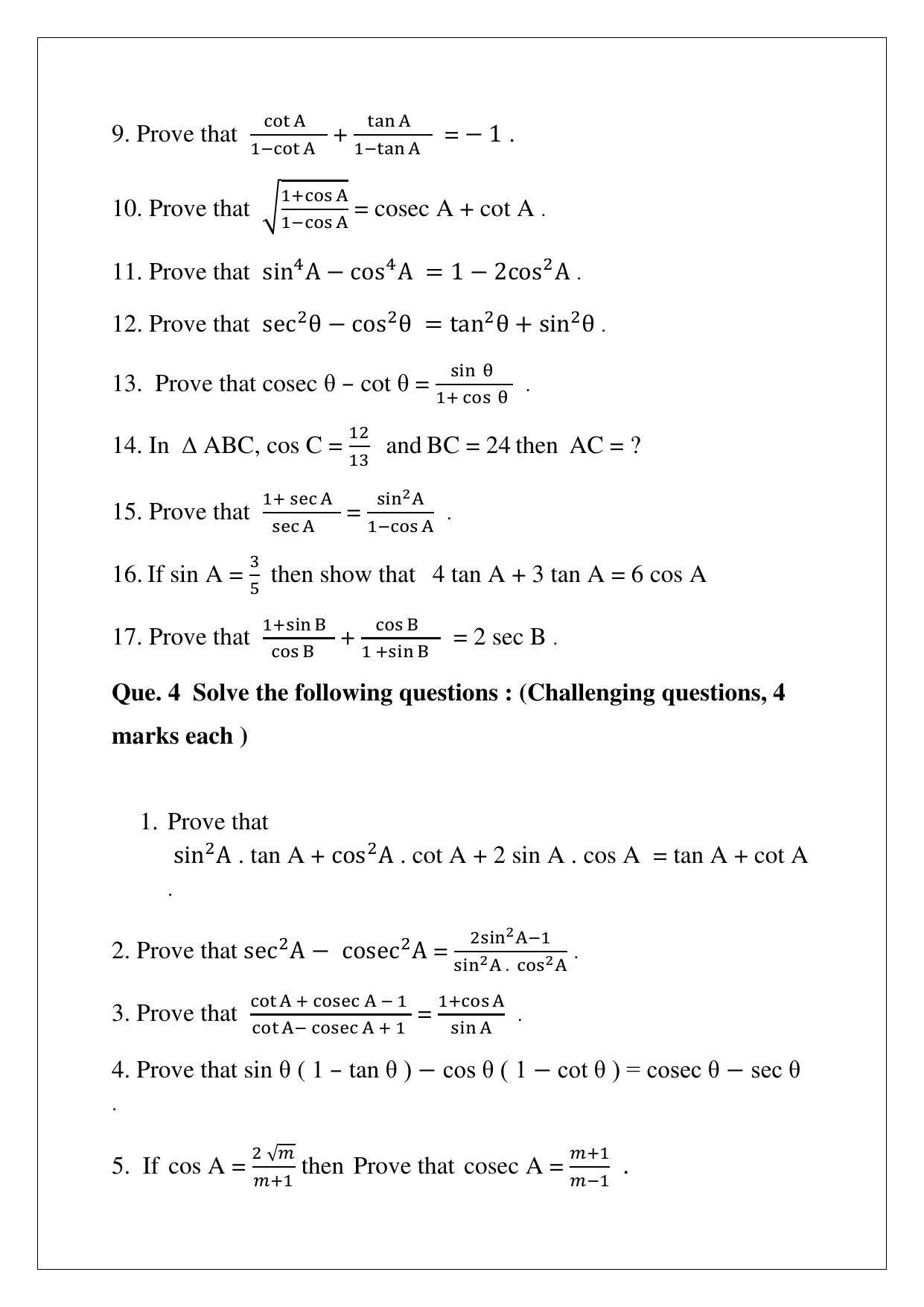 Maharashtra Board Class 10 Mathematics Part II Sample Papers - Page 63