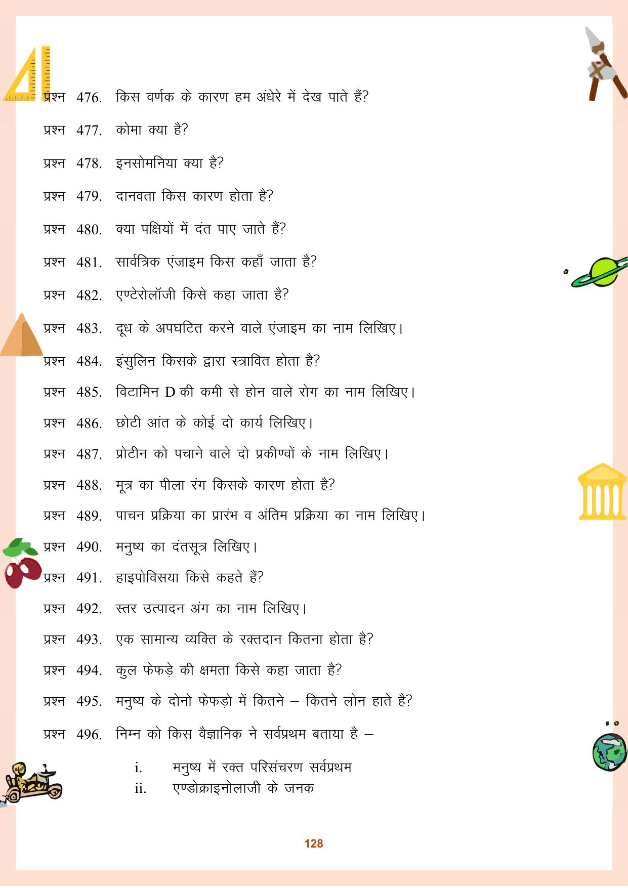 CGBSE Board Class 11 Question Bank - Page 129