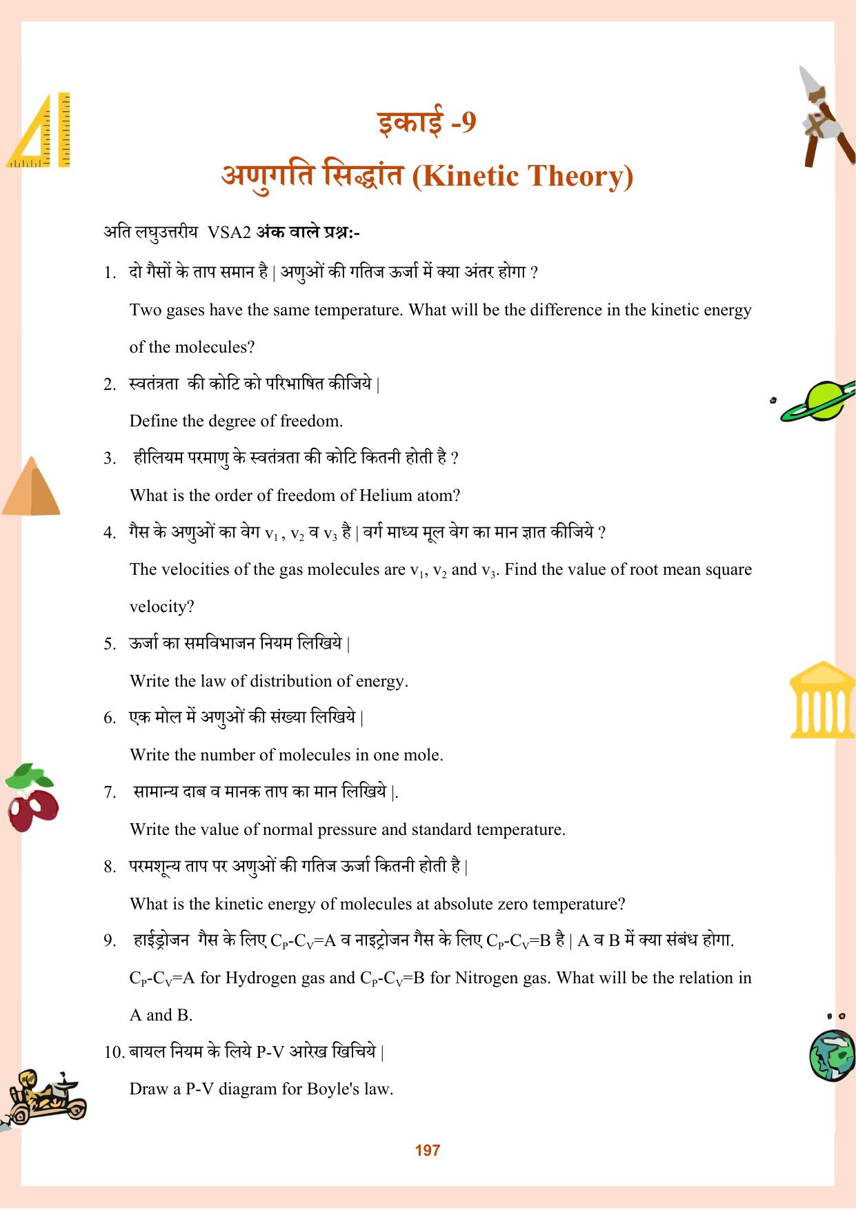 CGBSE Board Class 11 Question Bank - Page 198