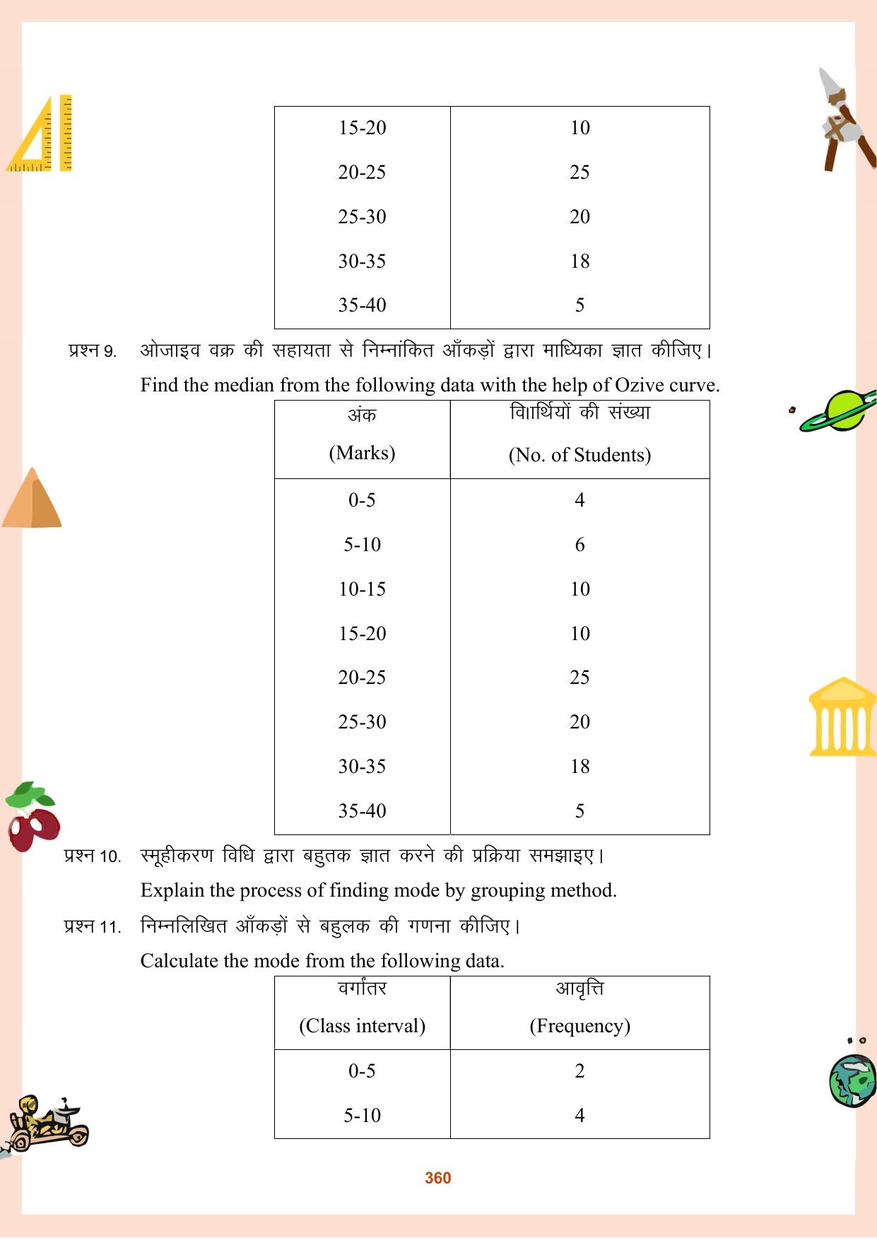 CGBSE Board Class 11 Question Bank - Page 361