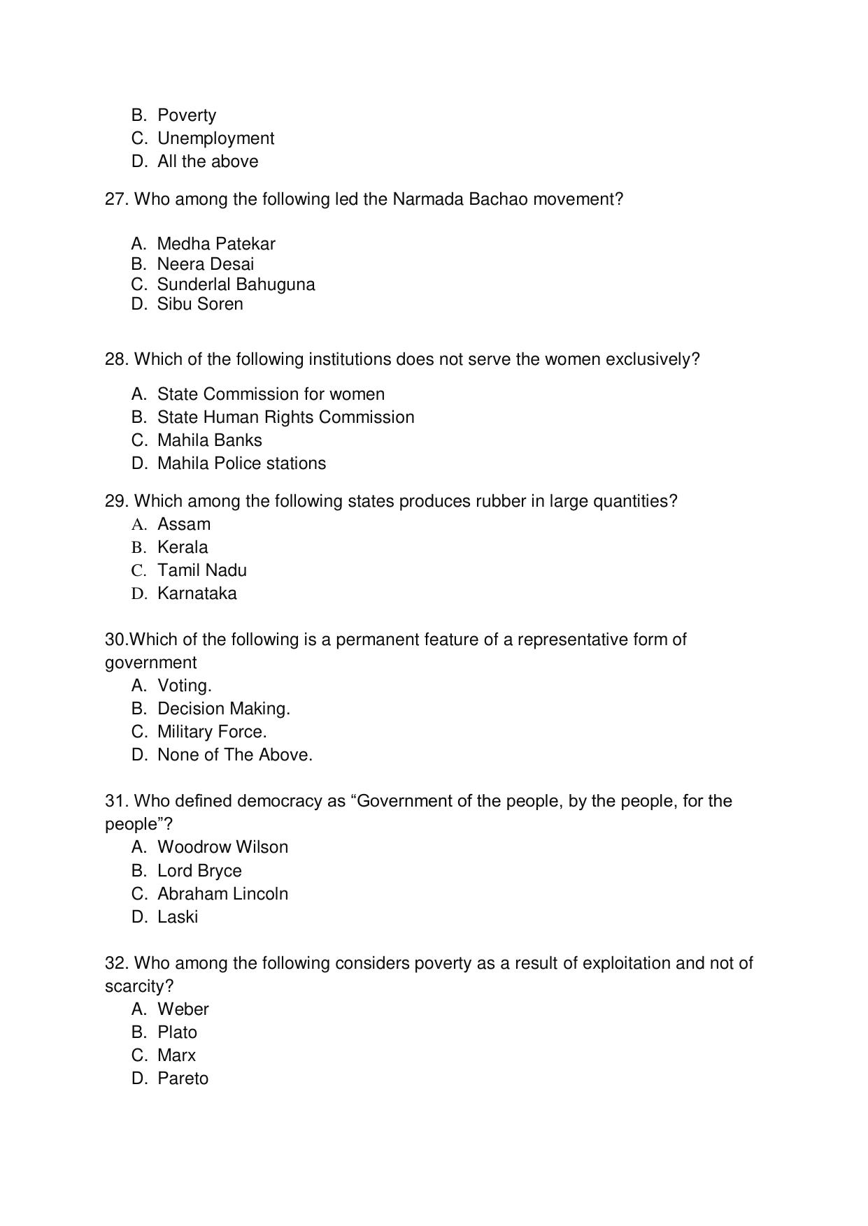 Odisha CPET 2021 GSWS Question Paper - Page 5