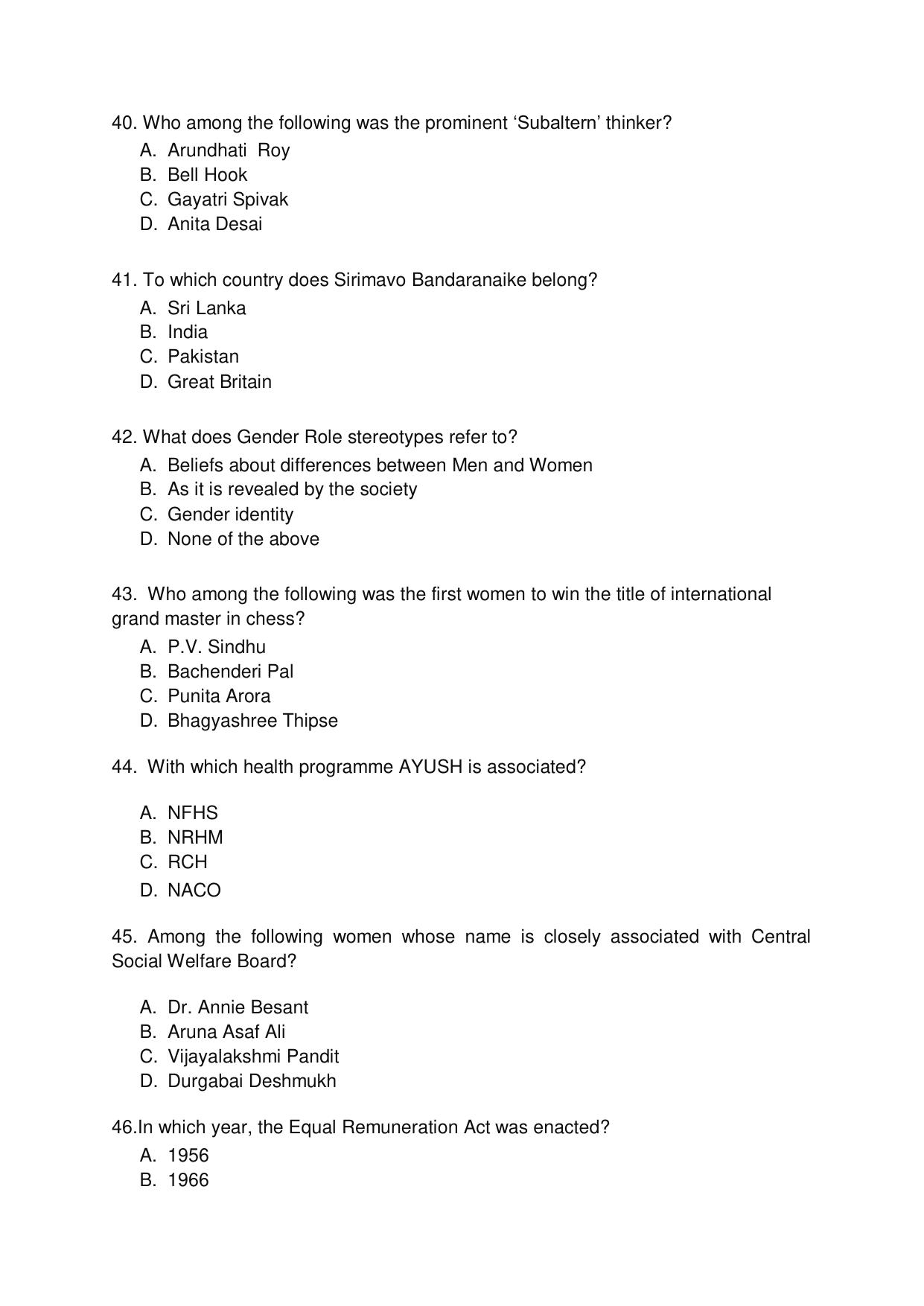 Odisha CPET 2021 GSWS Question Paper - Page 7