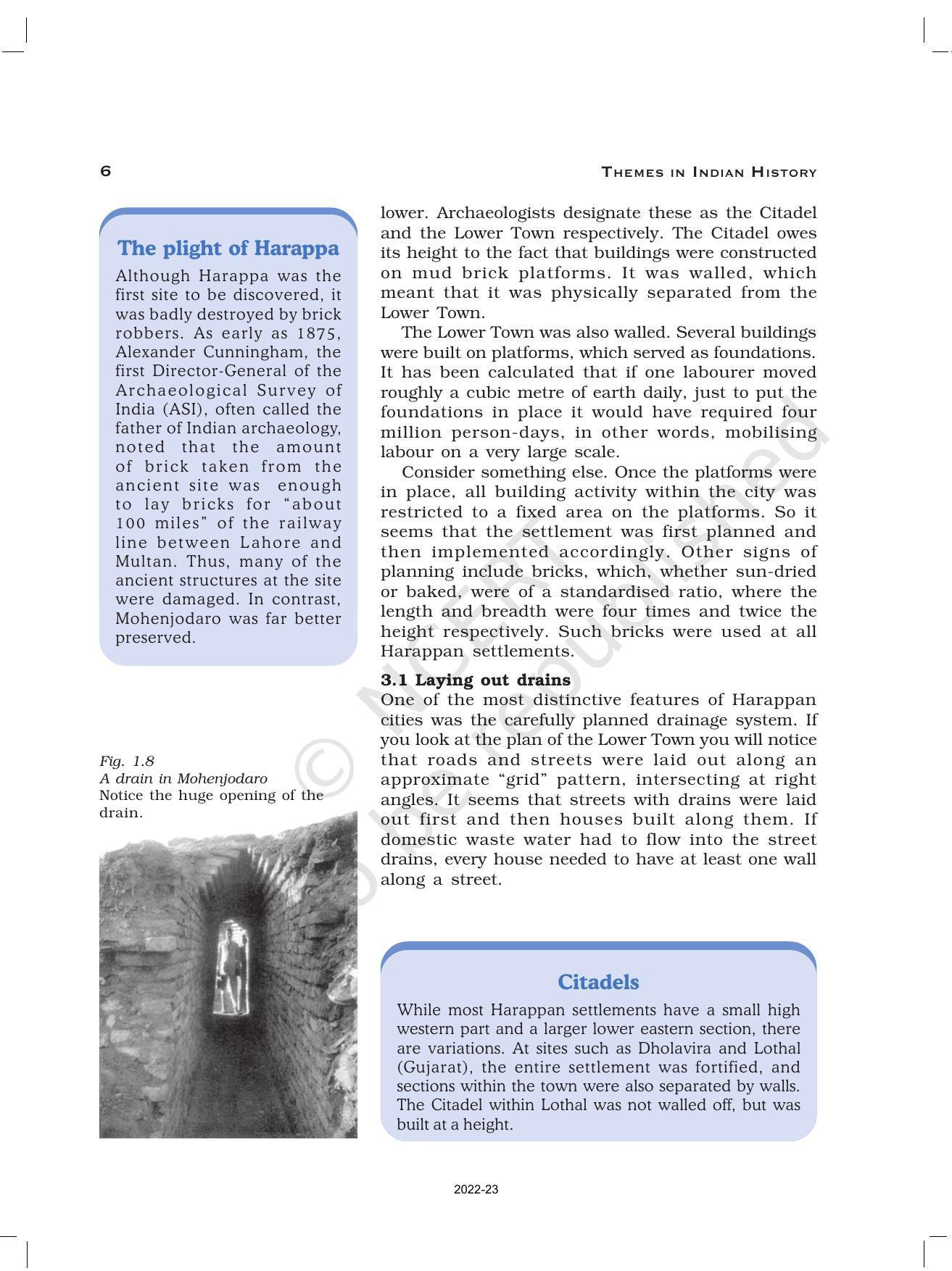 NCERT Book for Class 12 History (Part-1) Chapter 1 Bricks, Beads, and Bones - Page 6