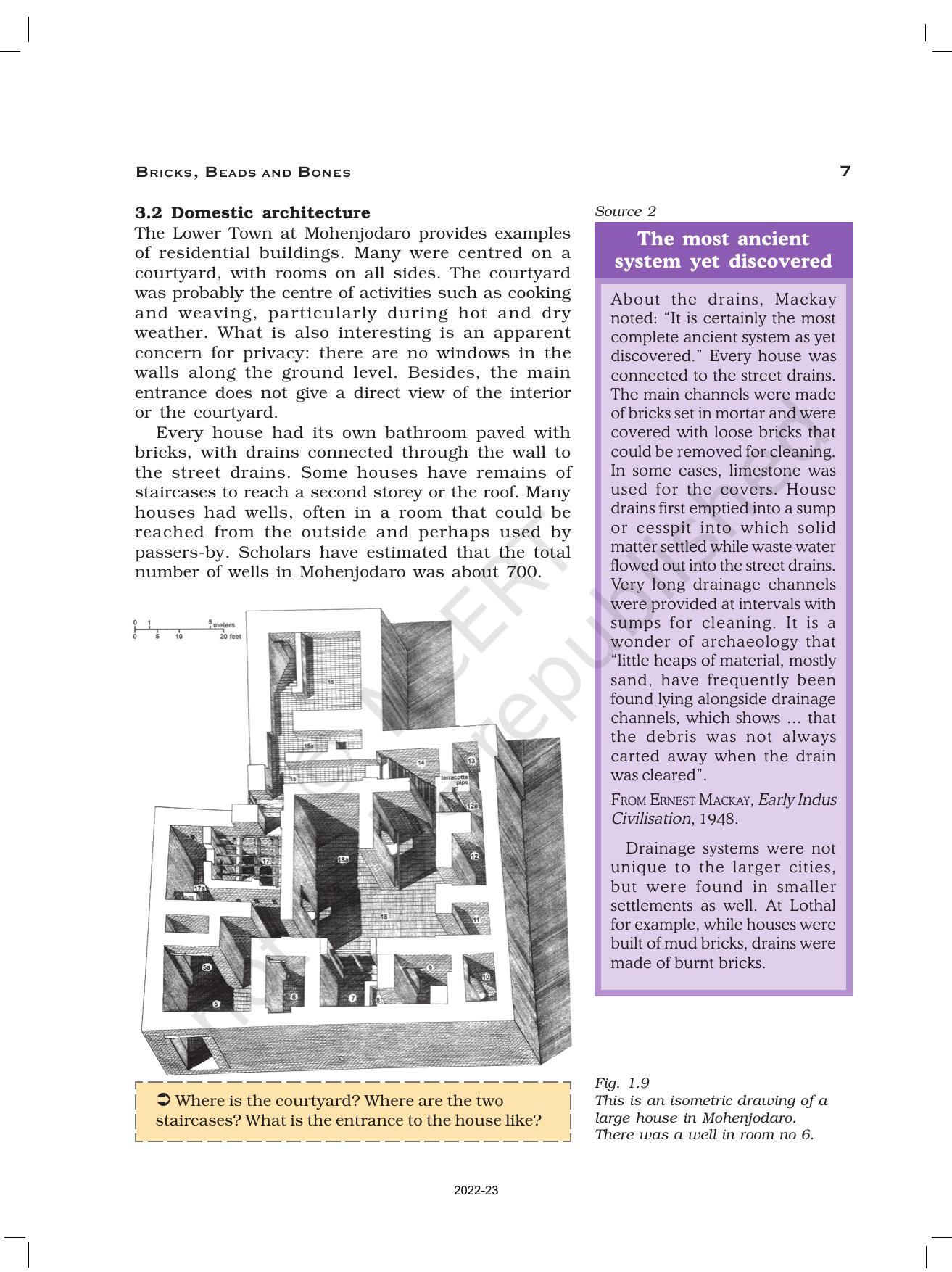 NCERT Book for Class 12 History (Part-1) Chapter 1 Bricks, Beads, and Bones - Page 7
