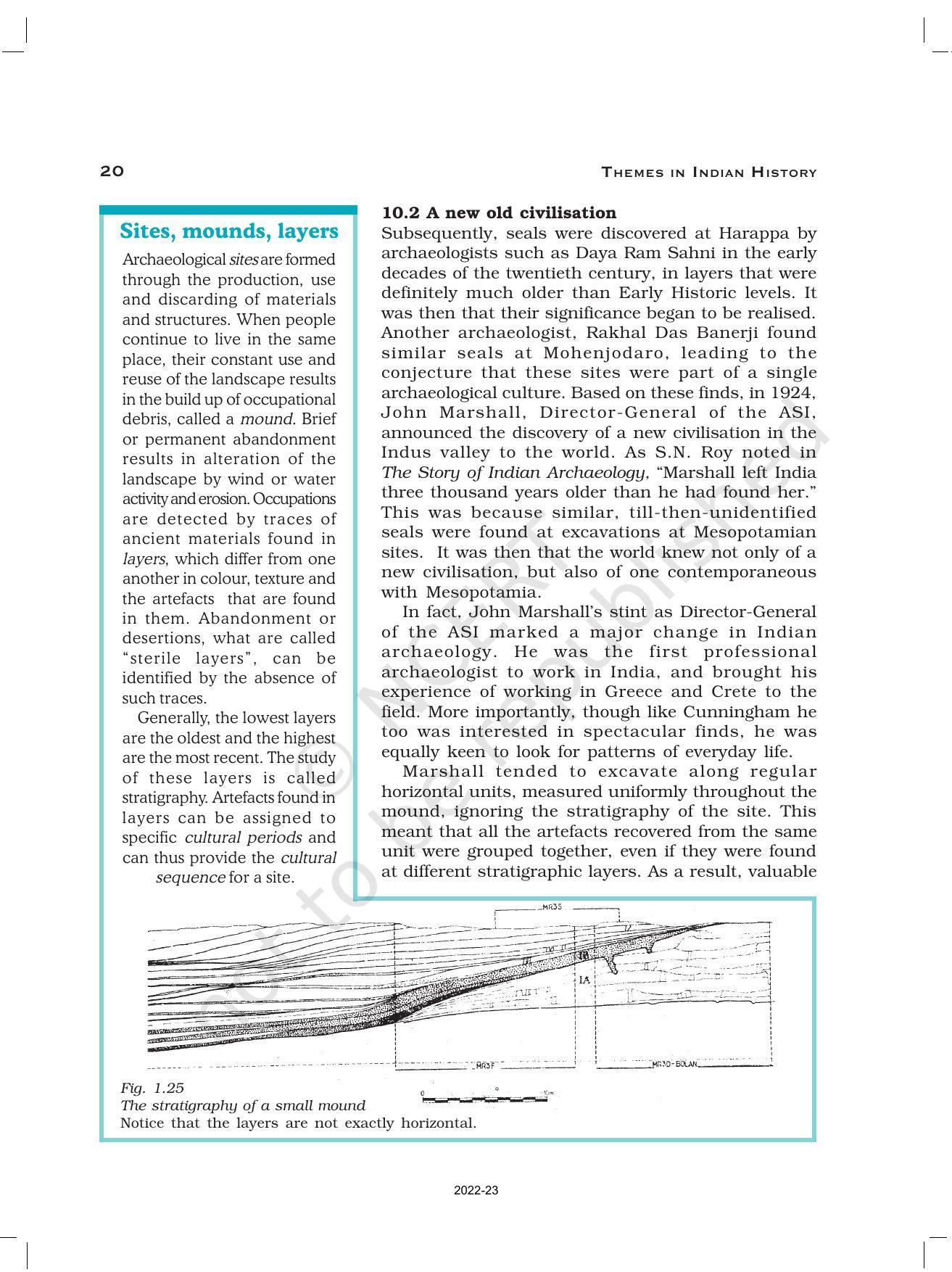NCERT Book for Class 12 History (Part-1) Chapter 1 Bricks, Beads, and Bones - Page 20