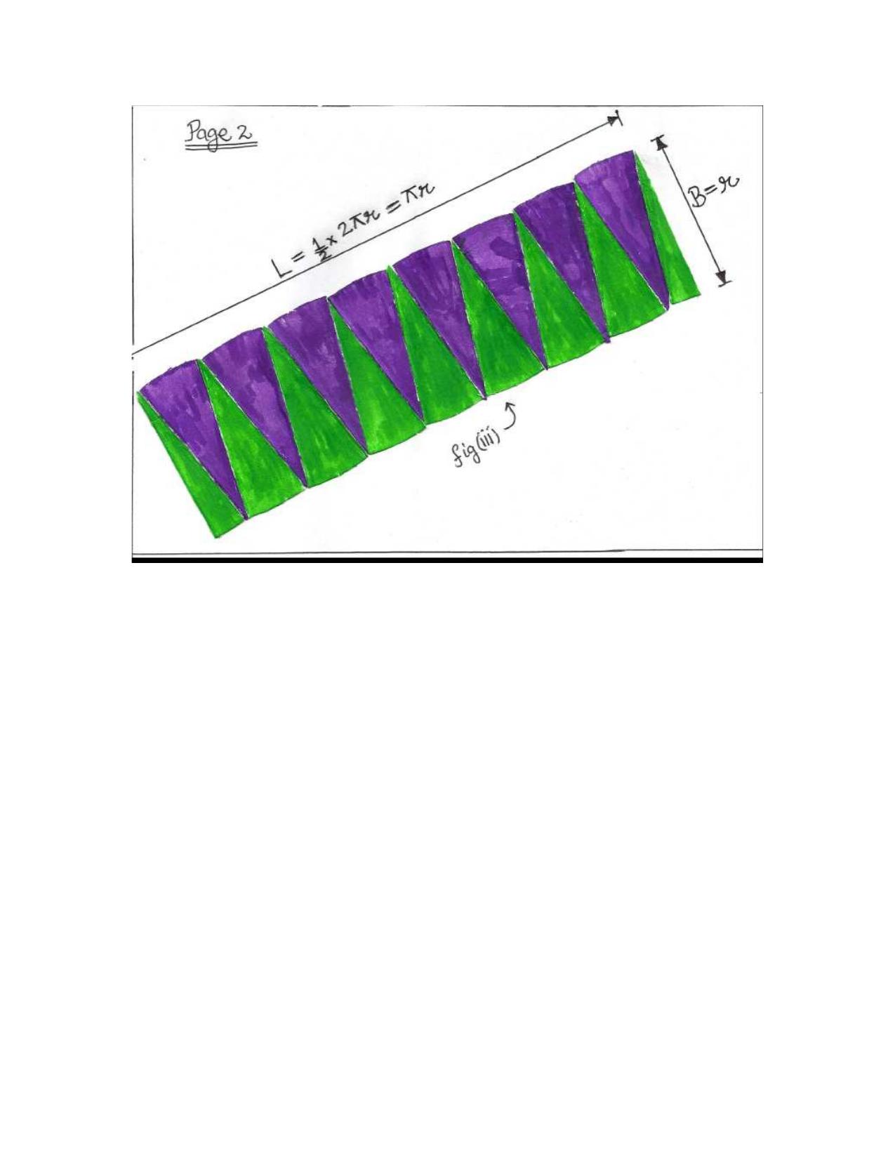 CBSE Worksheets for Class 10 Maths Areas related to Circles Assignment 6 - Page 2