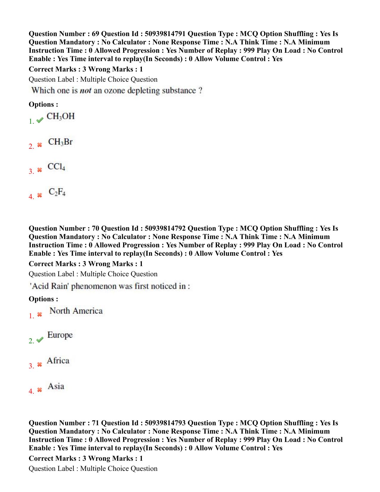 BHU RET Water Management (Agronomy) 2020 Question Paper - Page 41