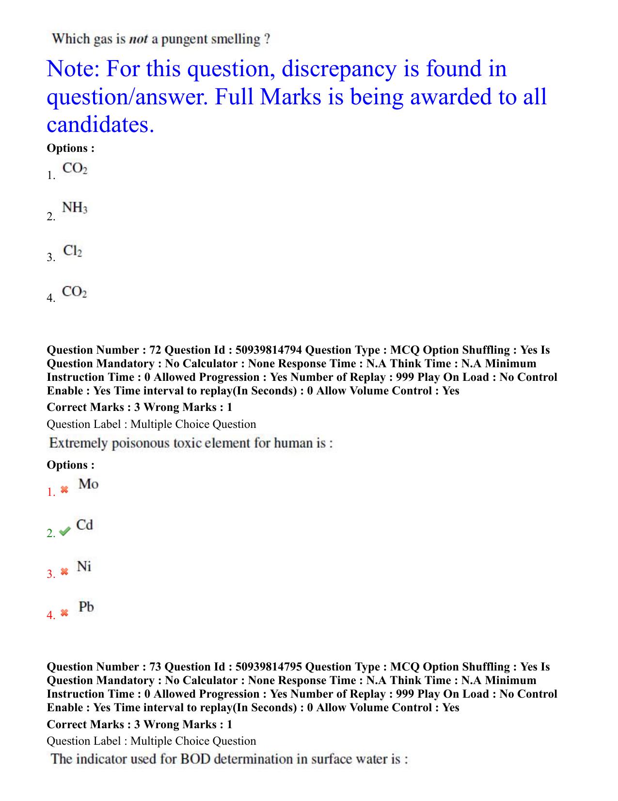 BHU RET Water Management (Agronomy) 2020 Question Paper - Page 42