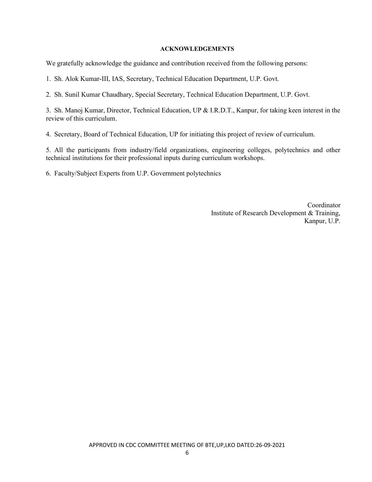 SYLLABUS FOR SEMESTER SYSTEM EFFECTIVE FROM (2021-2022) - CUSTUME DESIGN AND GARMENT TECHNOLOGY - Page 6