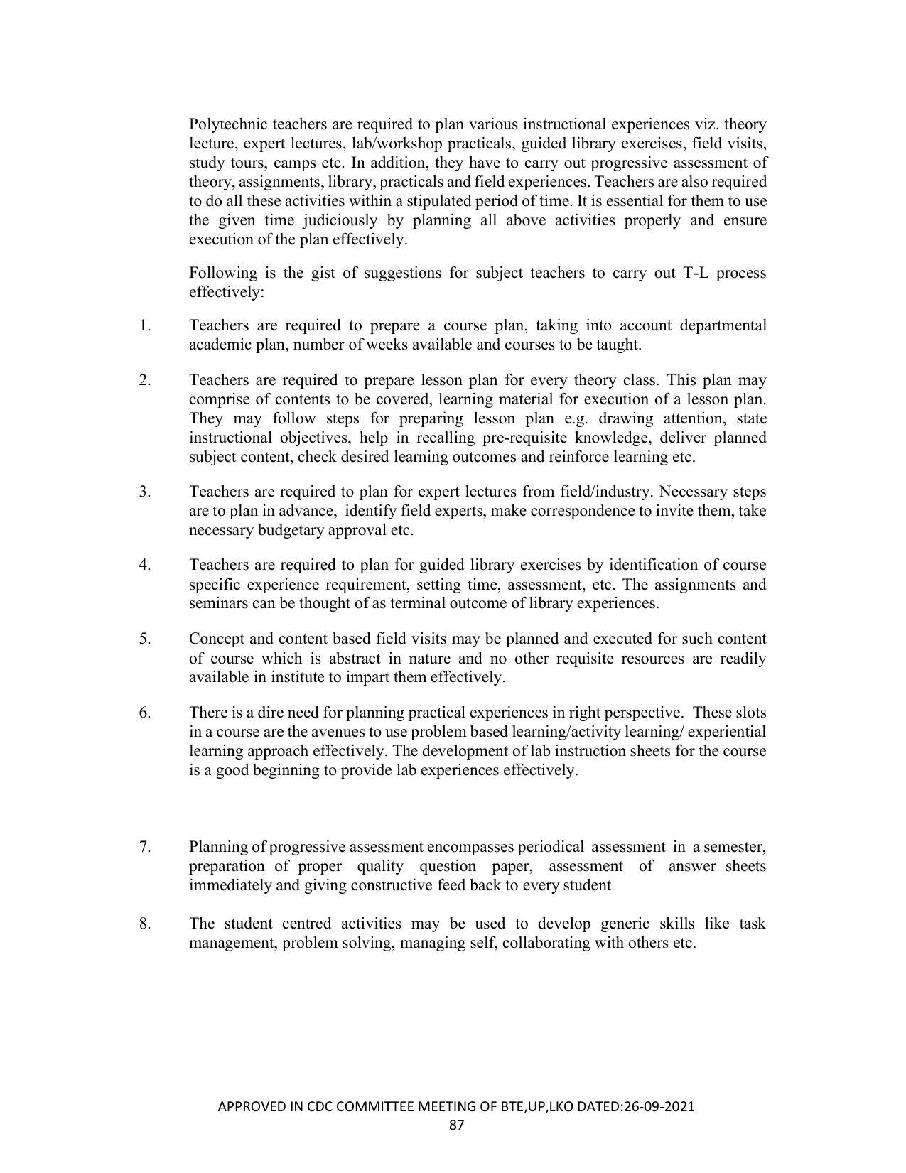 SYLLABUS FOR SEMESTER SYSTEM EFFECTIVE FROM (2021-2022) - CUSTUME DESIGN AND GARMENT TECHNOLOGY - Page 87