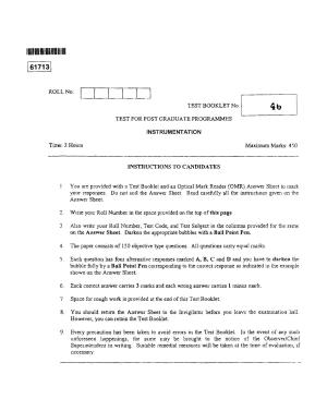 CUSAT CAT 2013 Instrumentation Question Paper