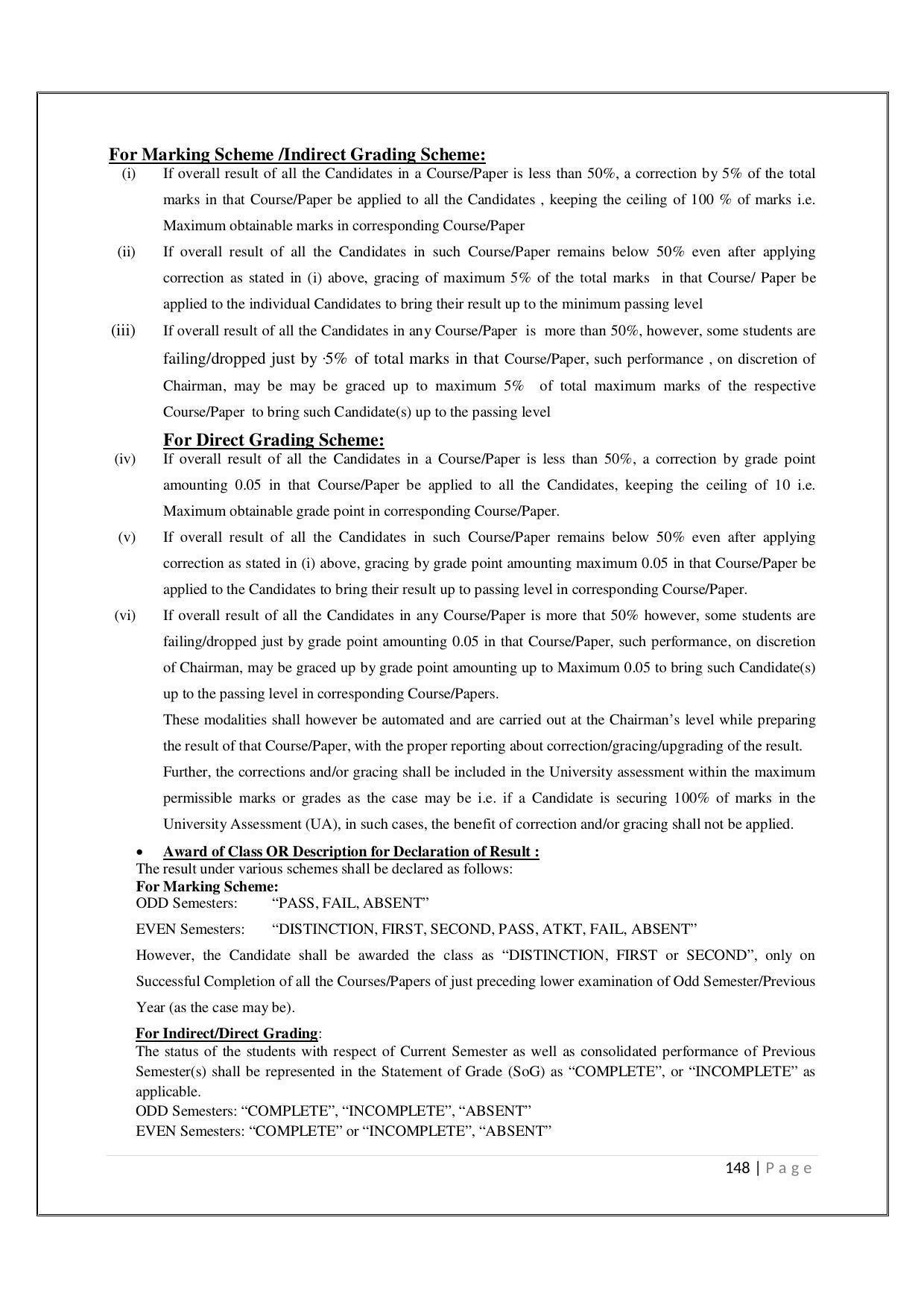 Maharaja Sayajirao University of Baroda, Baroda B.Com 2018-19 Prospectus - Page 149