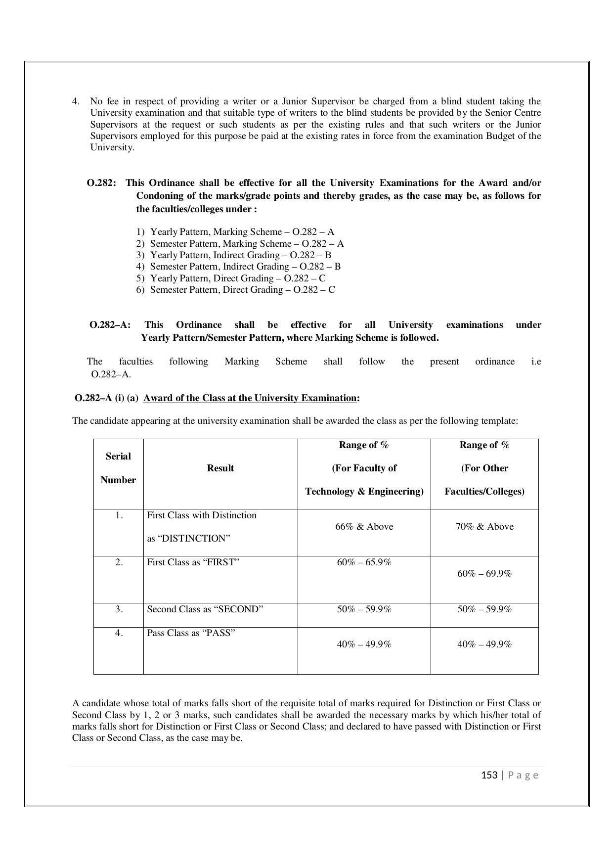 Maharaja Sayajirao University of Baroda, Baroda B.Com 2018-19 Prospectus - Page 154