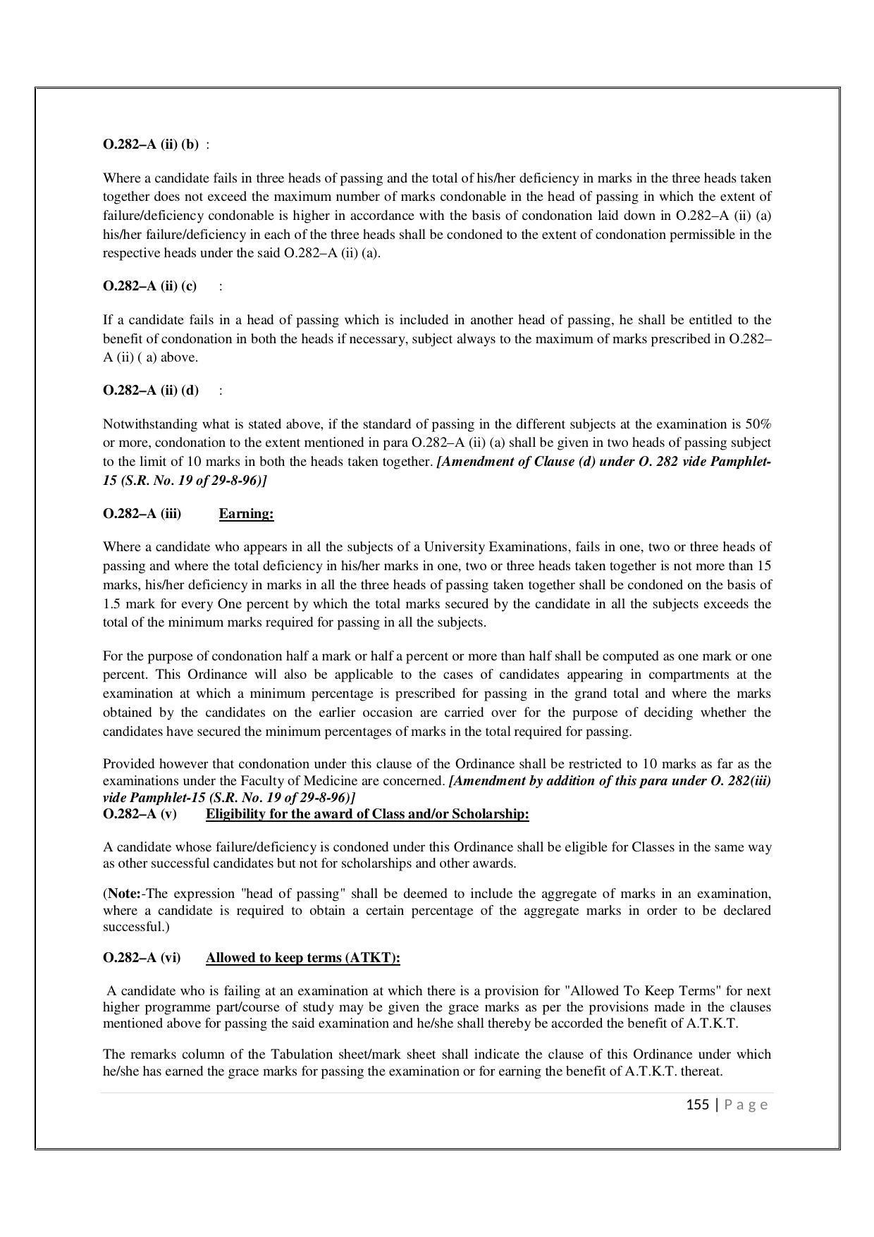 Maharaja Sayajirao University of Baroda, Baroda B.Com 2018-19 Prospectus - Page 156