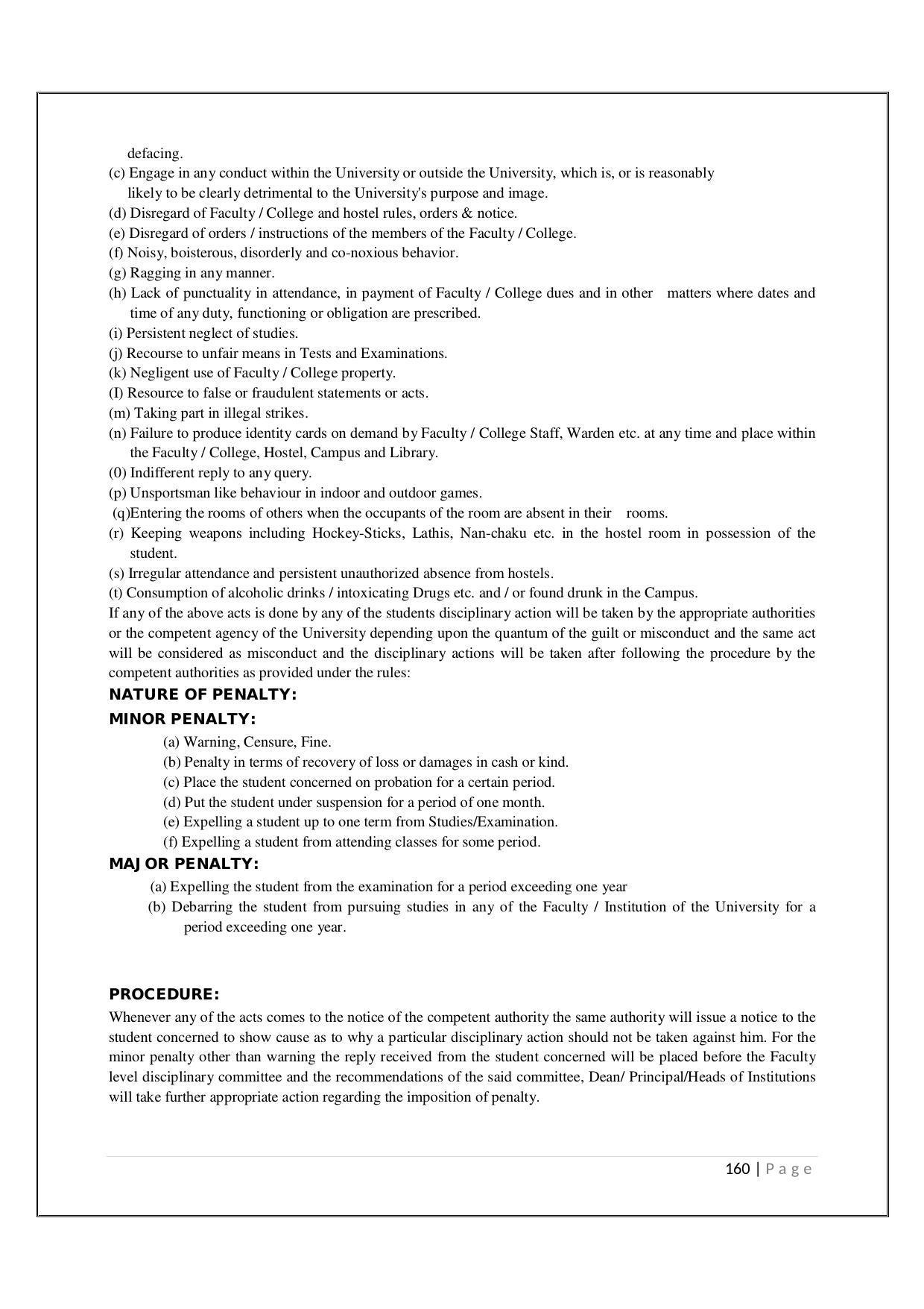 Maharaja Sayajirao University of Baroda, Baroda B.Com 2018-19 Prospectus - Page 161