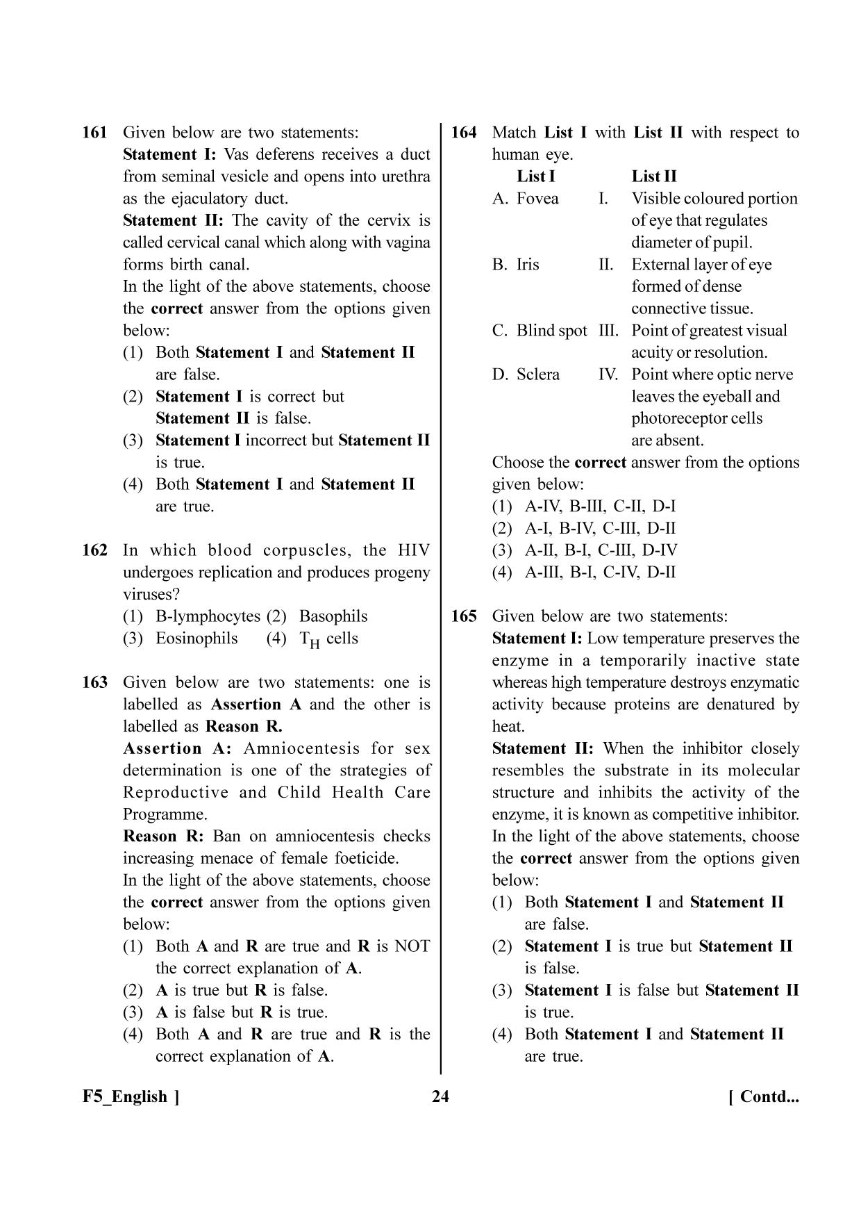 NEET 2023 F5 Question Paper - Page 24