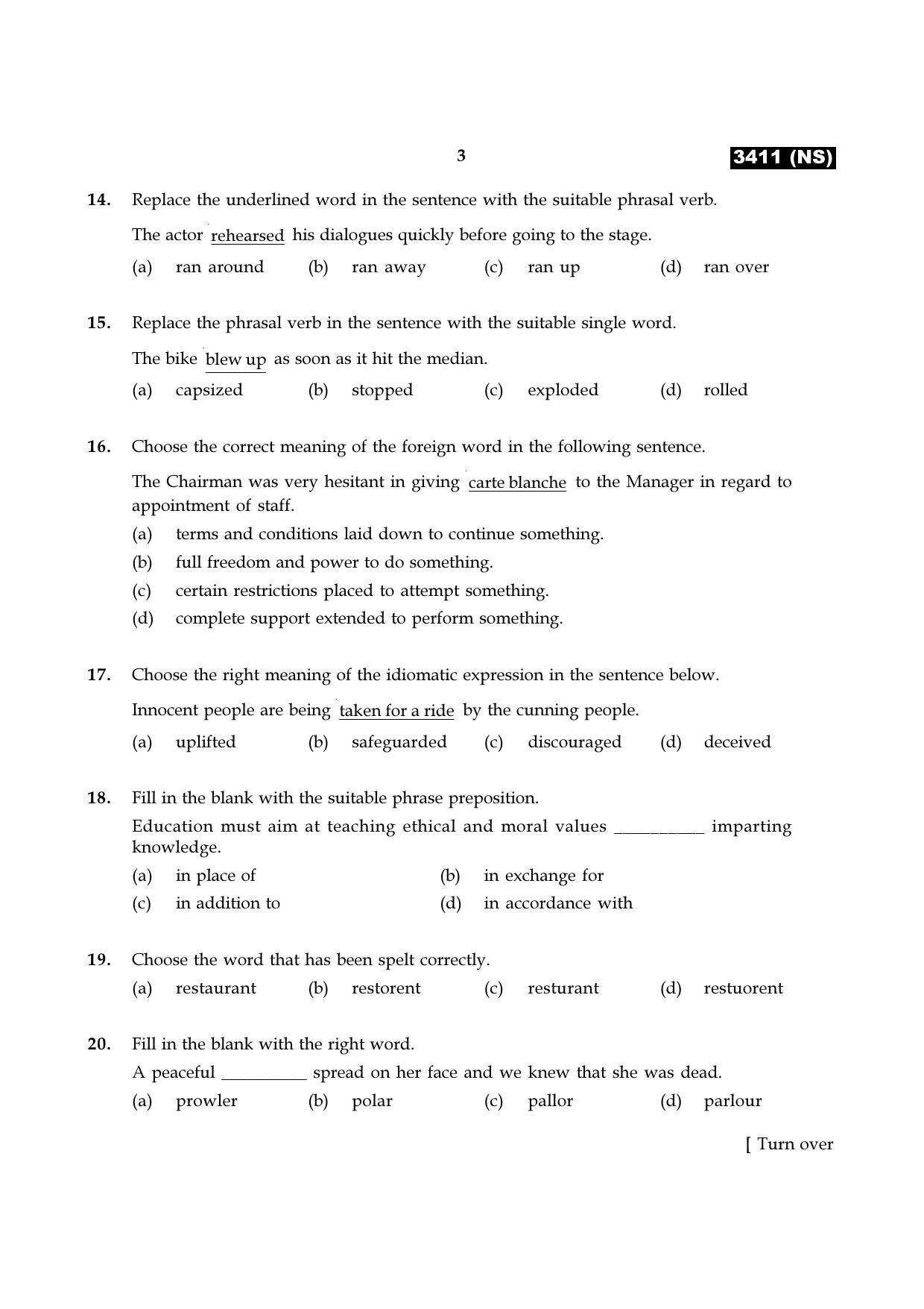 Tamil Nadu Board 11th / HSE 1 YEAR Paper I Sample Question Papers - Page 11