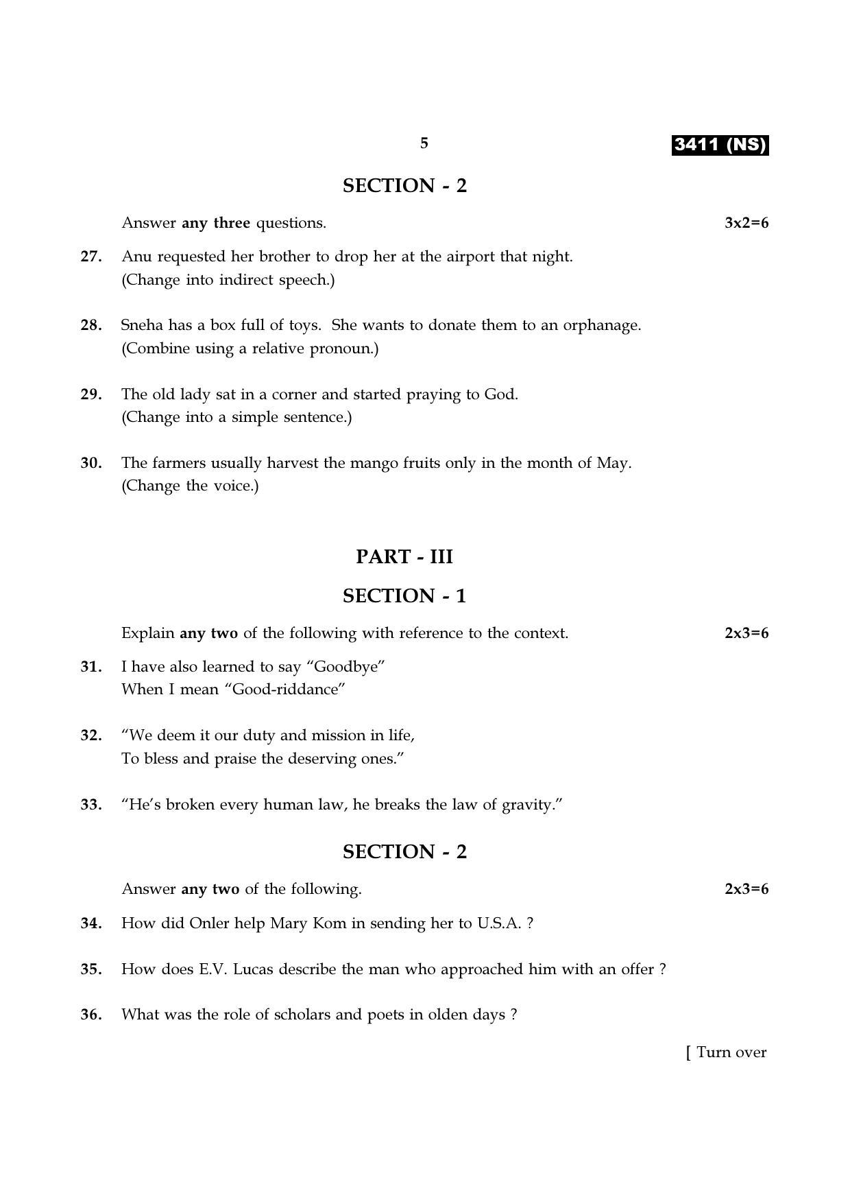 Tamil Nadu Board 11th / HSE 1 YEAR Paper I Sample Question Papers - Page 13
