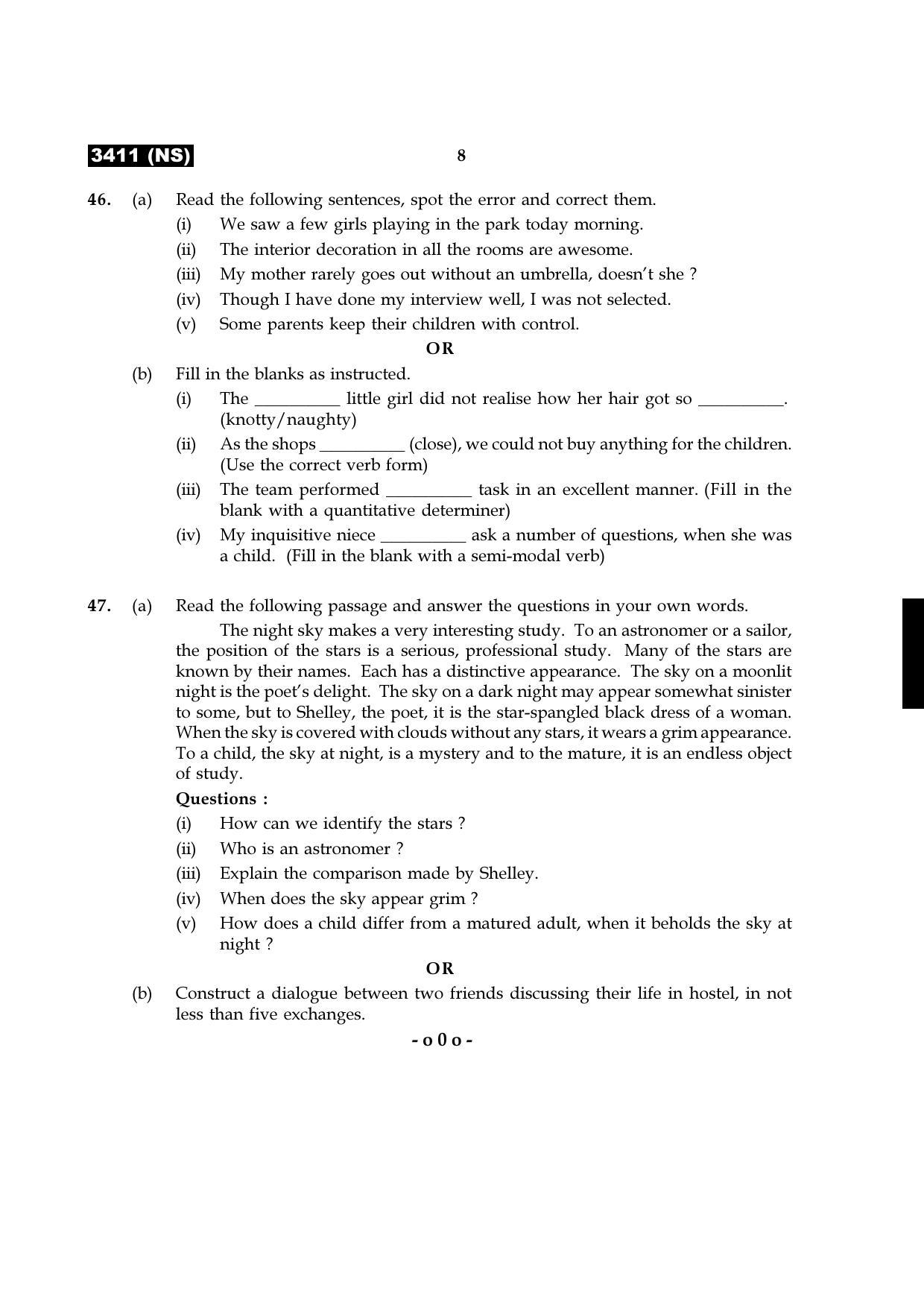 Tamil Nadu Board 11th / HSE 1 YEAR Paper I Sample Question Papers - Page 16
