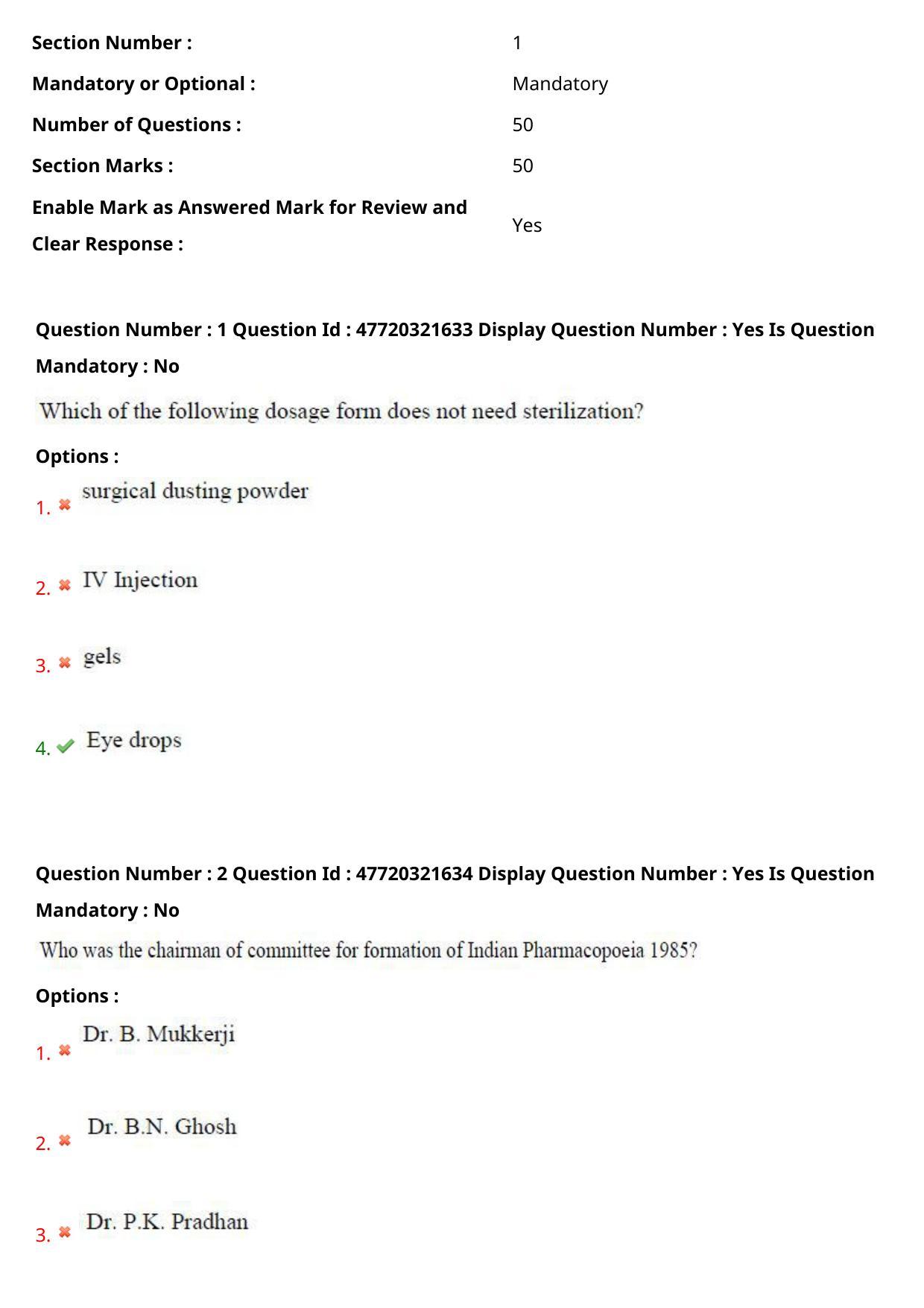 AP ECET 2021 - Pharmacy Question Paper With Preliminary Keys Shift2 - Page 2