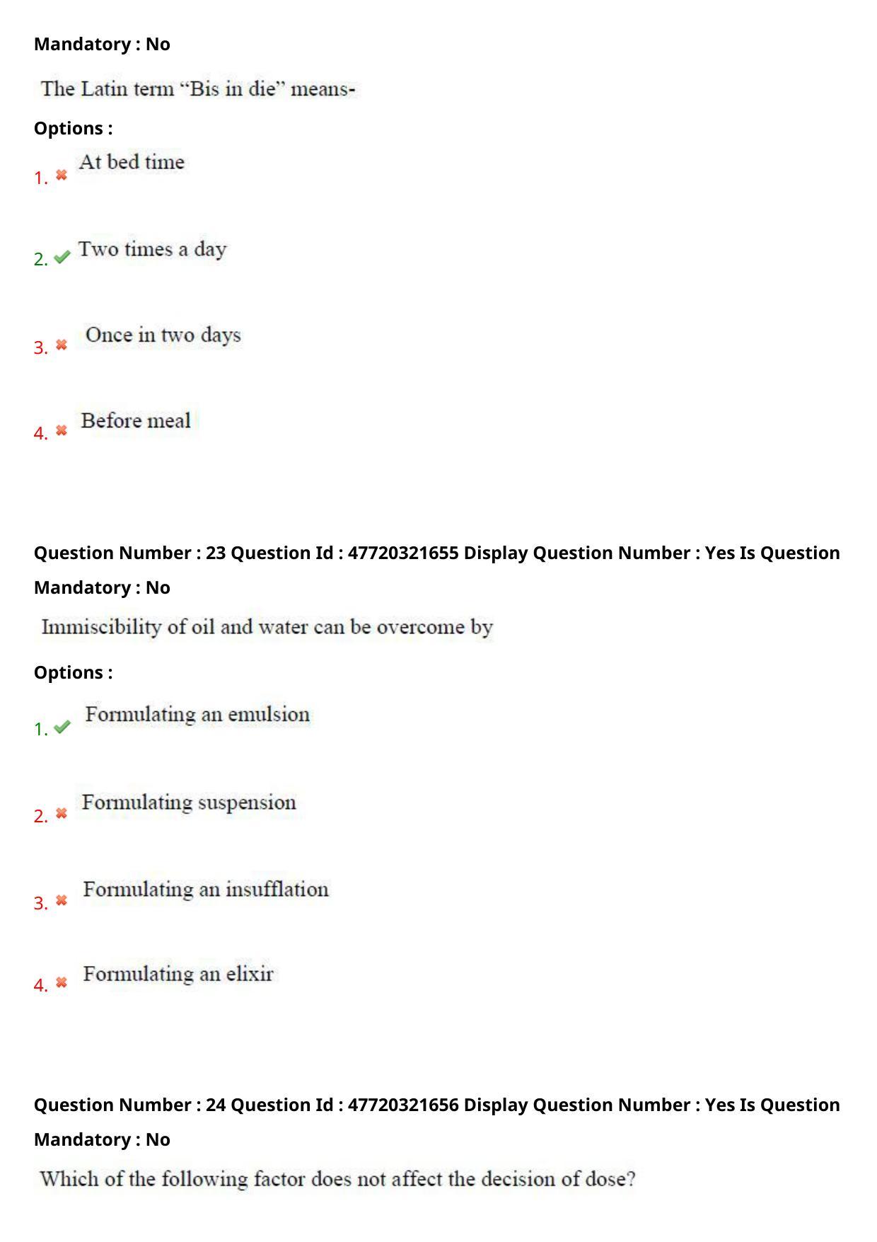 AP ECET 2021 - Pharmacy Question Paper With Preliminary Keys Shift2 - Page 12