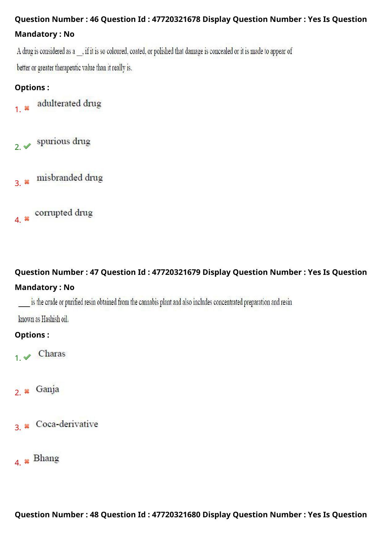 AP ECET 2021 - Pharmacy Question Paper With Preliminary Keys Shift2 - Page 23