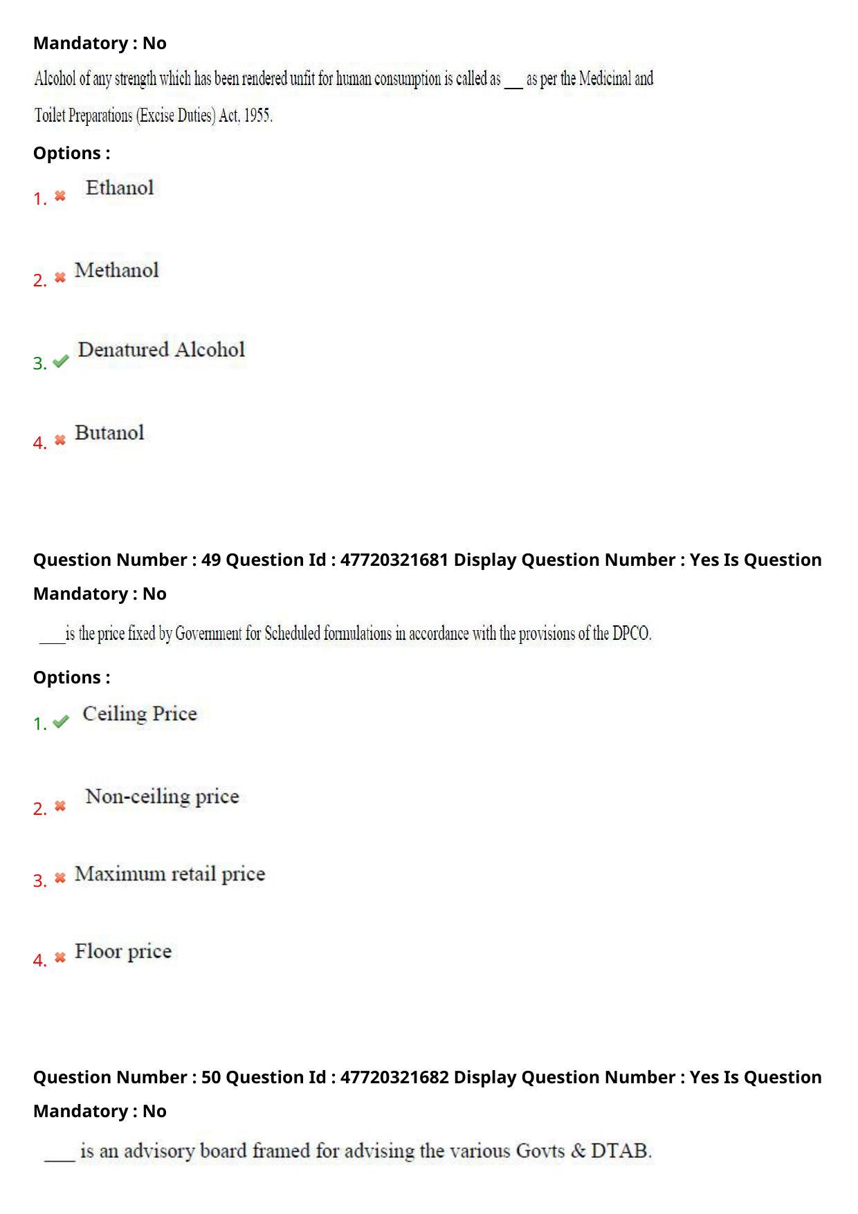 AP ECET 2021 - Pharmacy Question Paper With Preliminary Keys Shift2 - Page 24