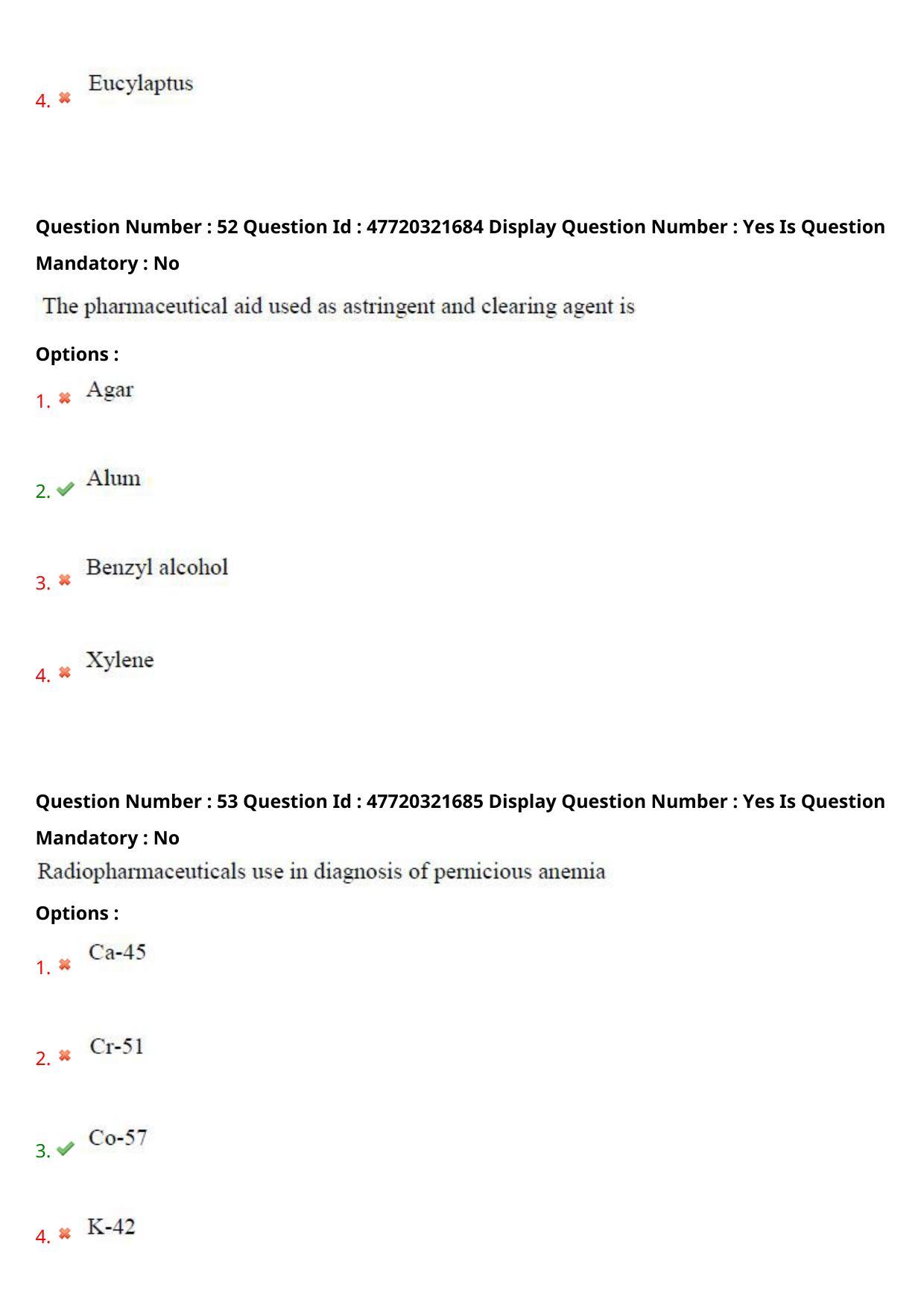 AP ECET 2021 - Pharmacy Question Paper With Preliminary Keys Shift2 - Page 26