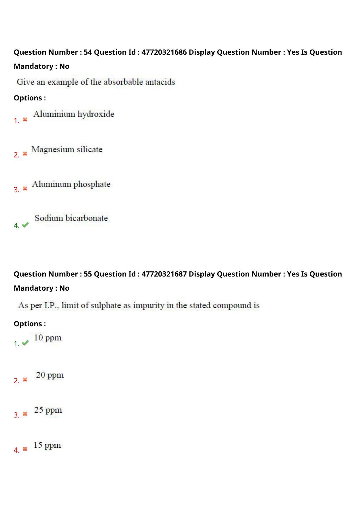AP ECET 2021 - Pharmacy Question Paper With Preliminary Keys Shift2 - Page 27