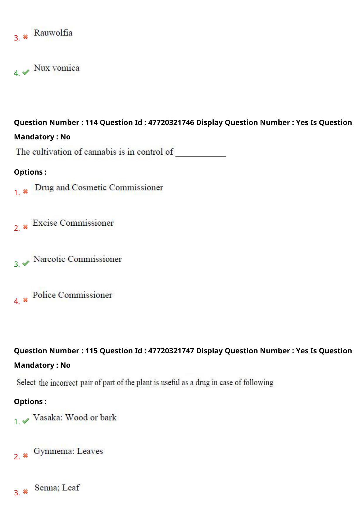 AP ECET 2021 - Pharmacy Question Paper With Preliminary Keys Shift2 - Page 55