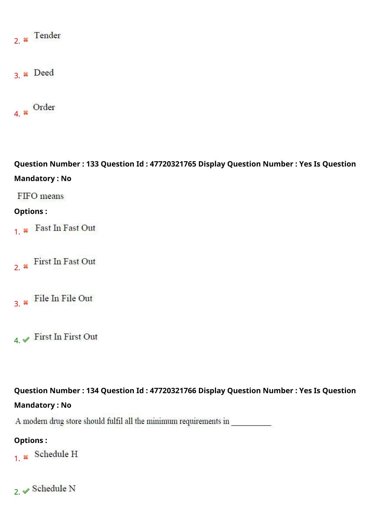 AP ECET 2021 - Pharmacy Question Paper With Preliminary Keys Shift2 - Page 64