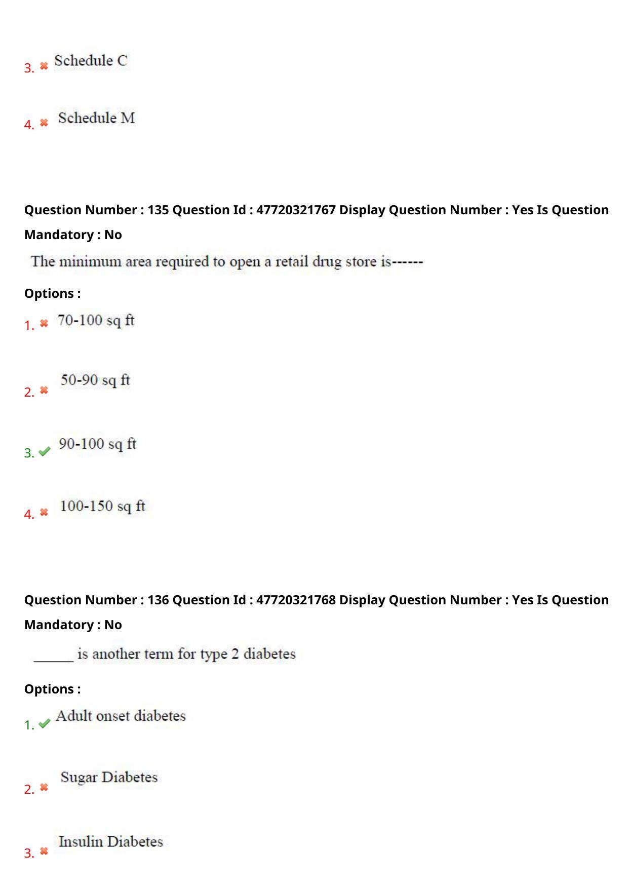 AP ECET 2021 - Pharmacy Question Paper With Preliminary Keys Shift2 - Page 65