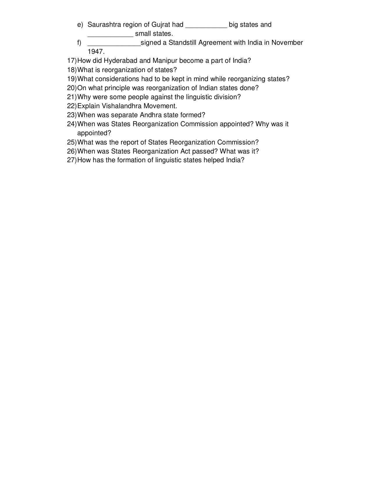 CBSE Worksheets for Class 12 Political Science Assignment 01 - Page 2