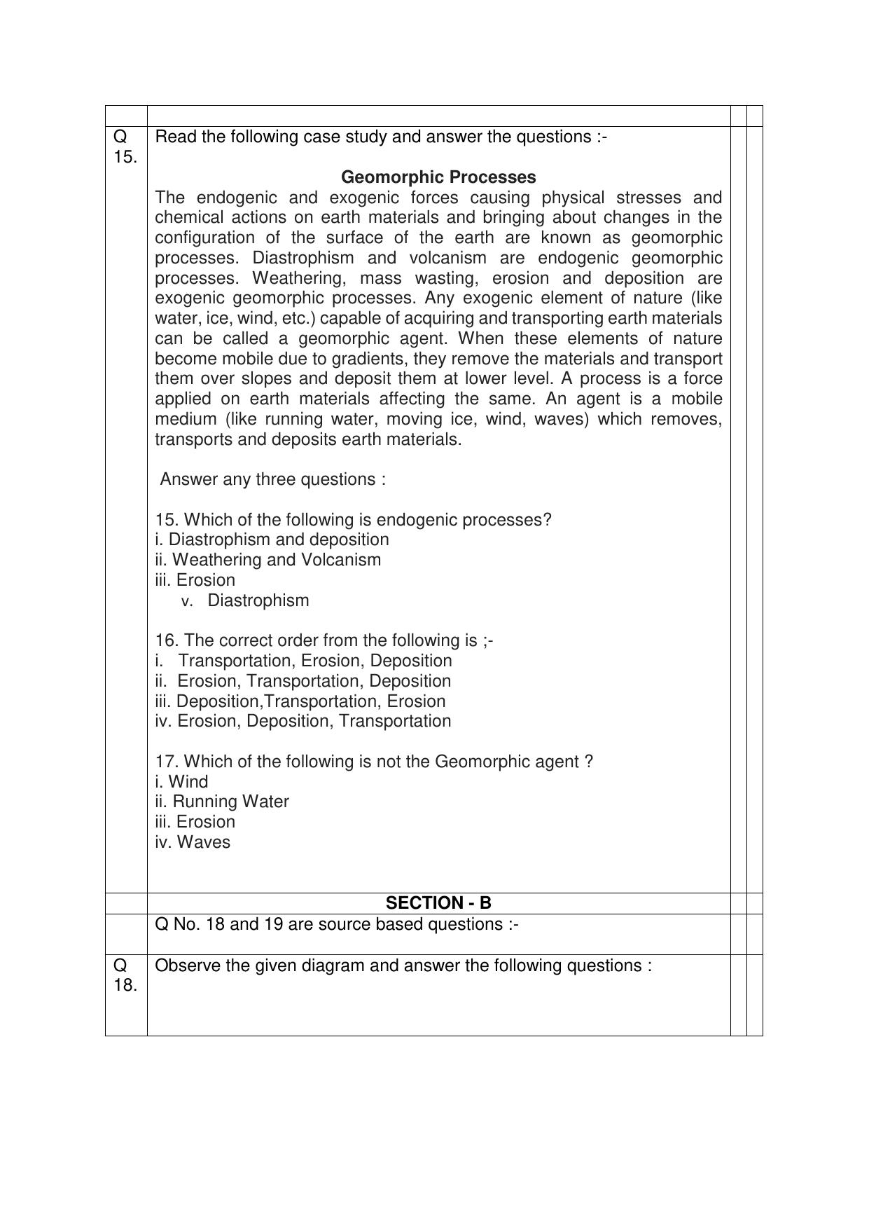 Edudel Class 11 Geography Practice Papers-1 (2023-24) - Page 5
