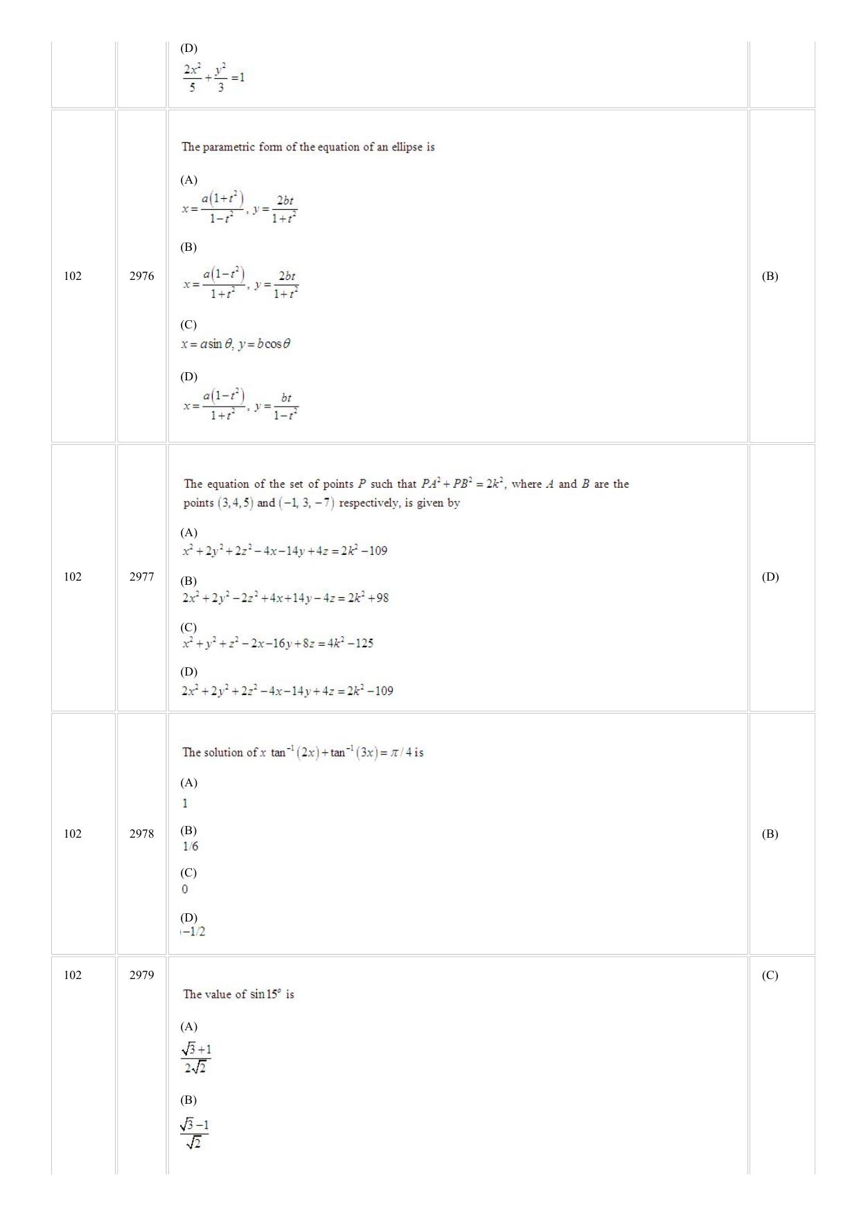 CUSAT CAT 2018 LET Question Paper - Page 5