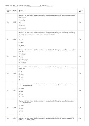 CUSAT CAT 2018 LET Question Paper