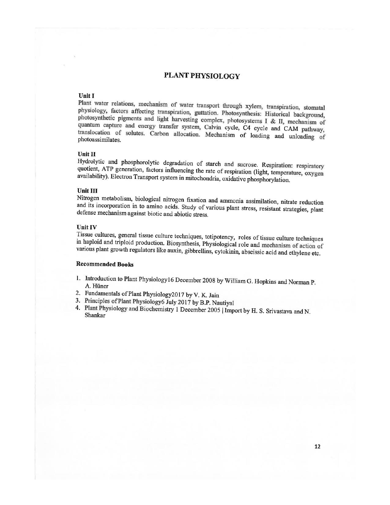 JMI Entrance Exam FACULTY OF NATURAL SCIENCES Syllabus - Page 12